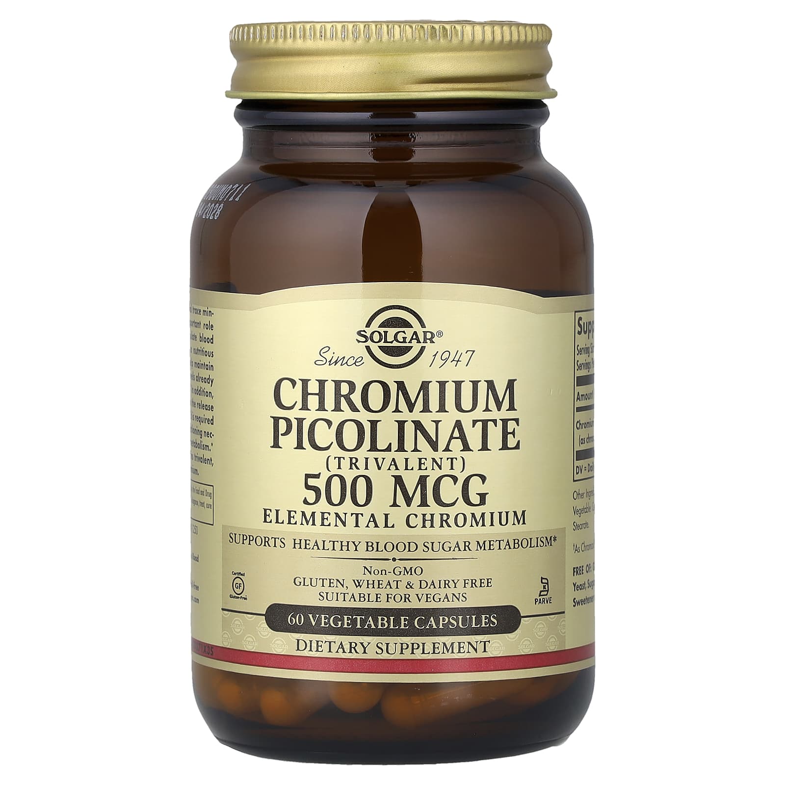 Solgar Chromium Picolinate – 500 µg — Tunisie