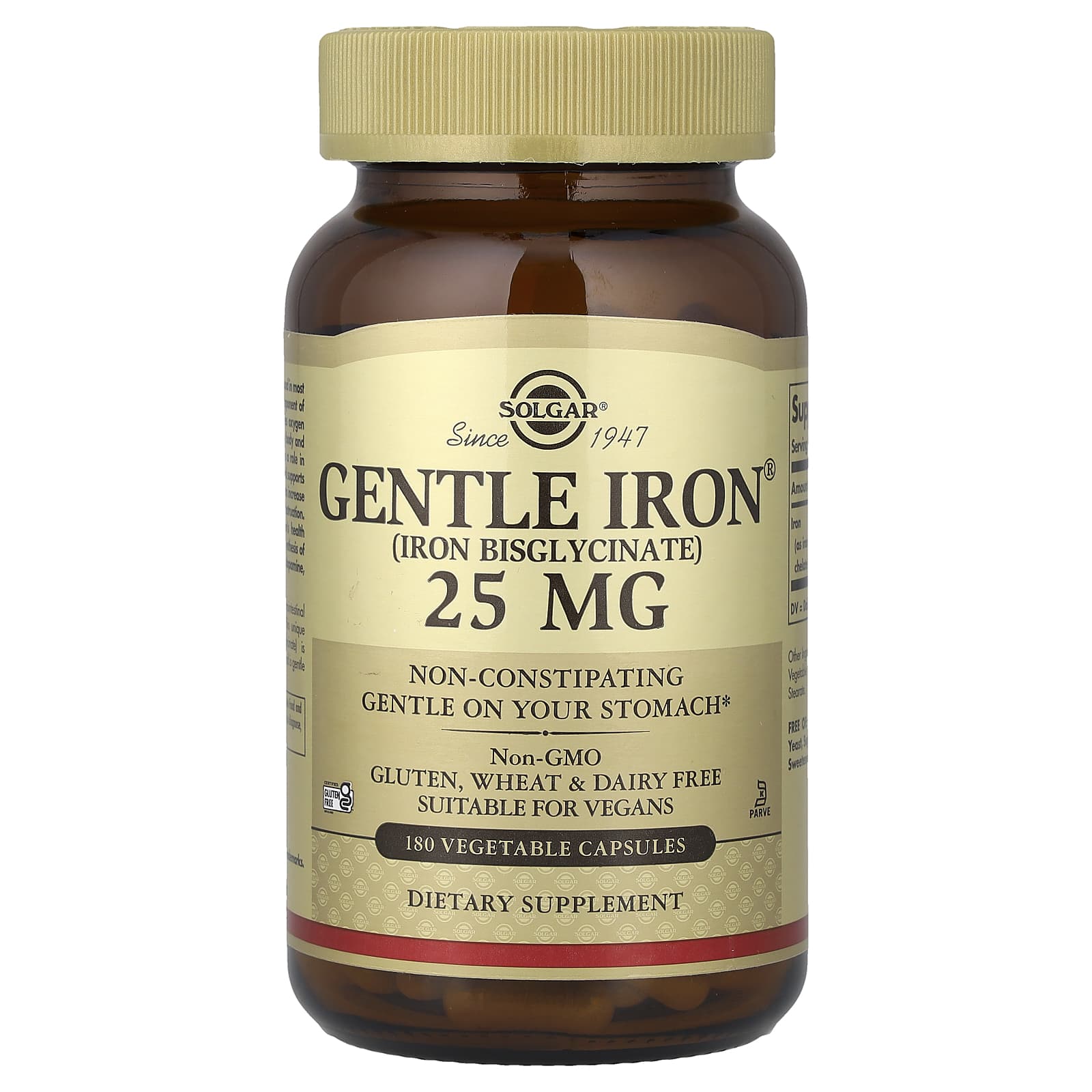 Solgar Gentle Iron – 25 mg — Tunisie