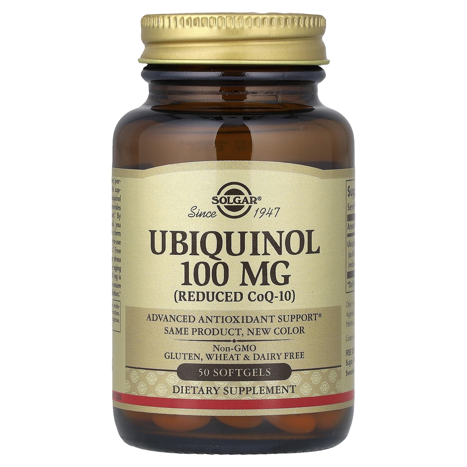 Solgar Ubiquinol (Reduced CoQ10) – 50 capsules molles — Tunisie