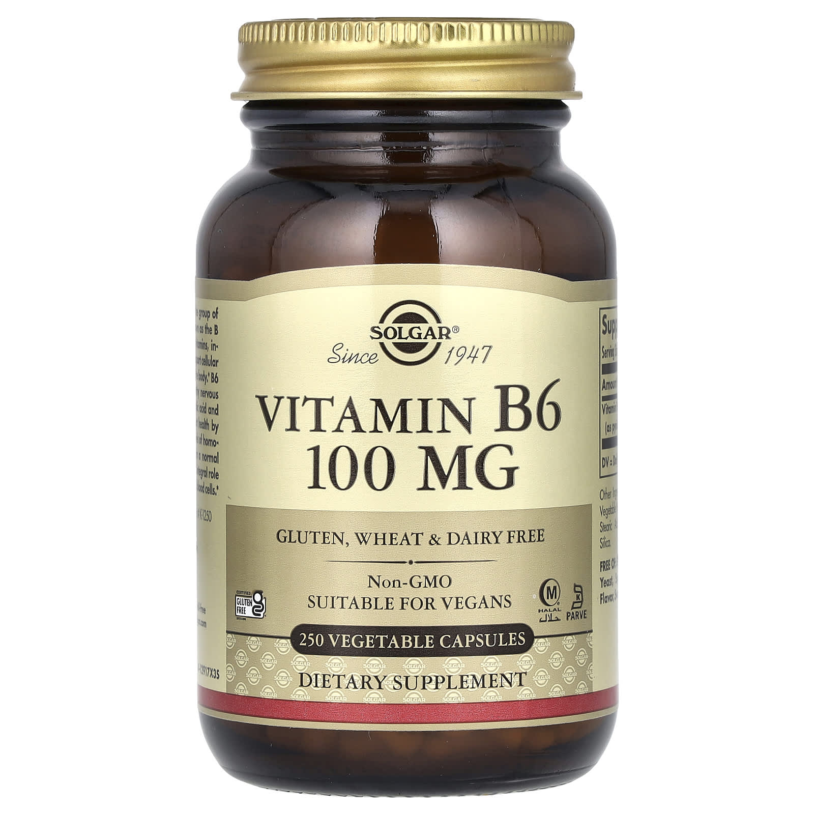 Solgar Vitamin B6 – 100 mg — Tunisie