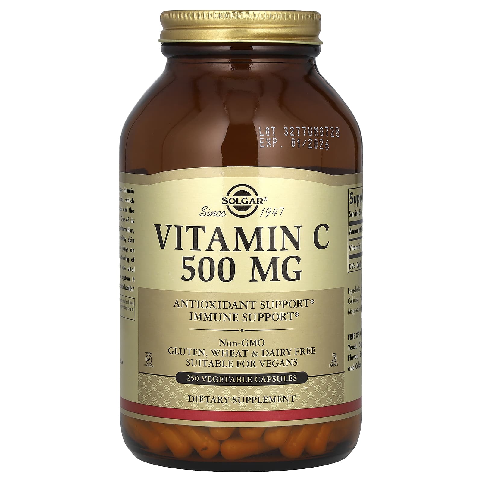 Solgar Vitamin C – 500 mg — Tunisie