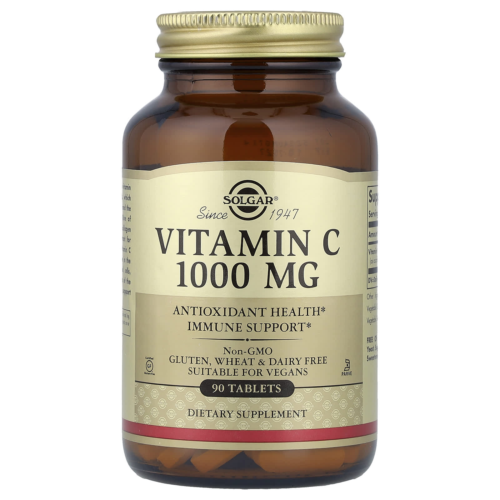 Solgar Vitamin C – 90 comprimés — Tunisie