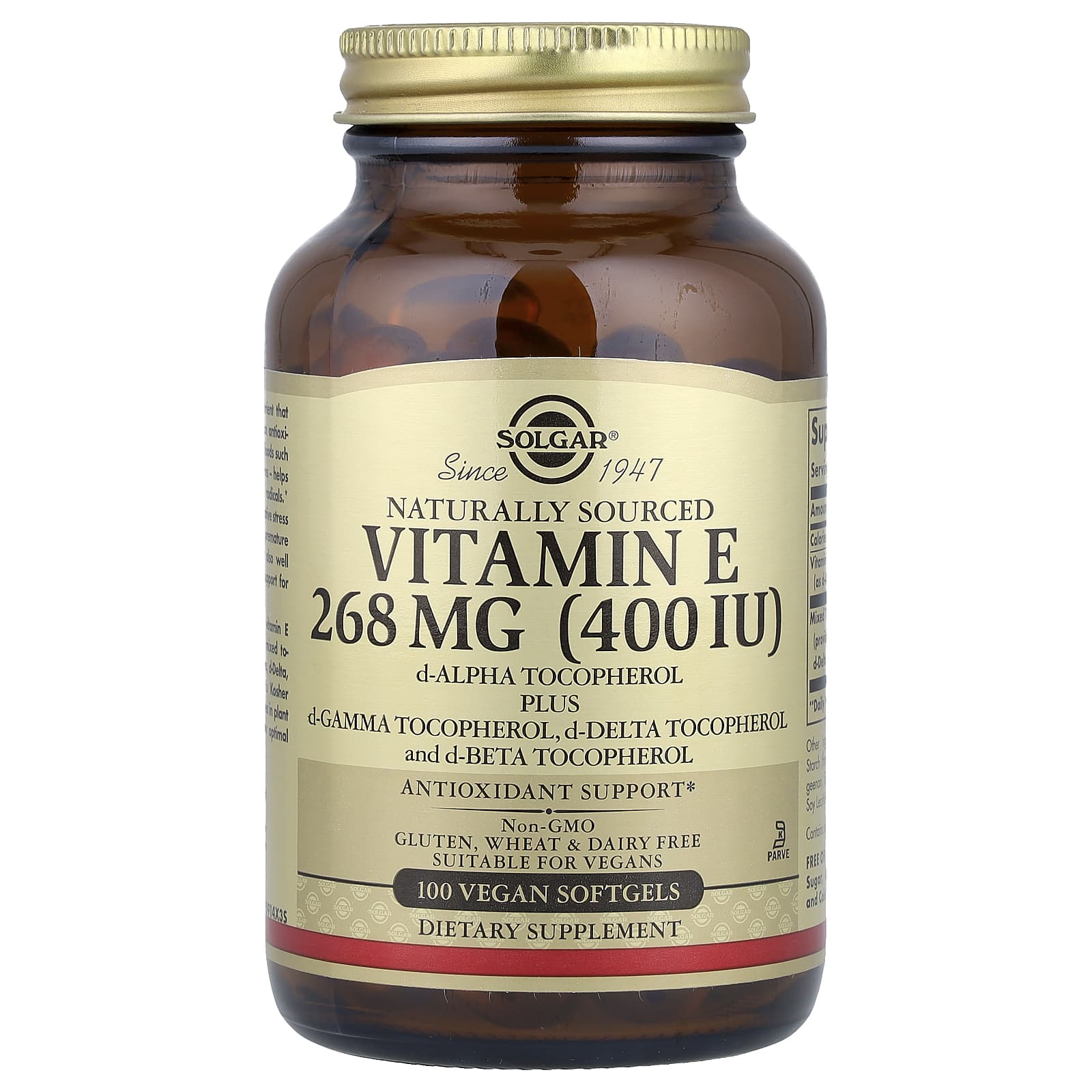 Solgar Vitamin E – 268 mg — Tunisie