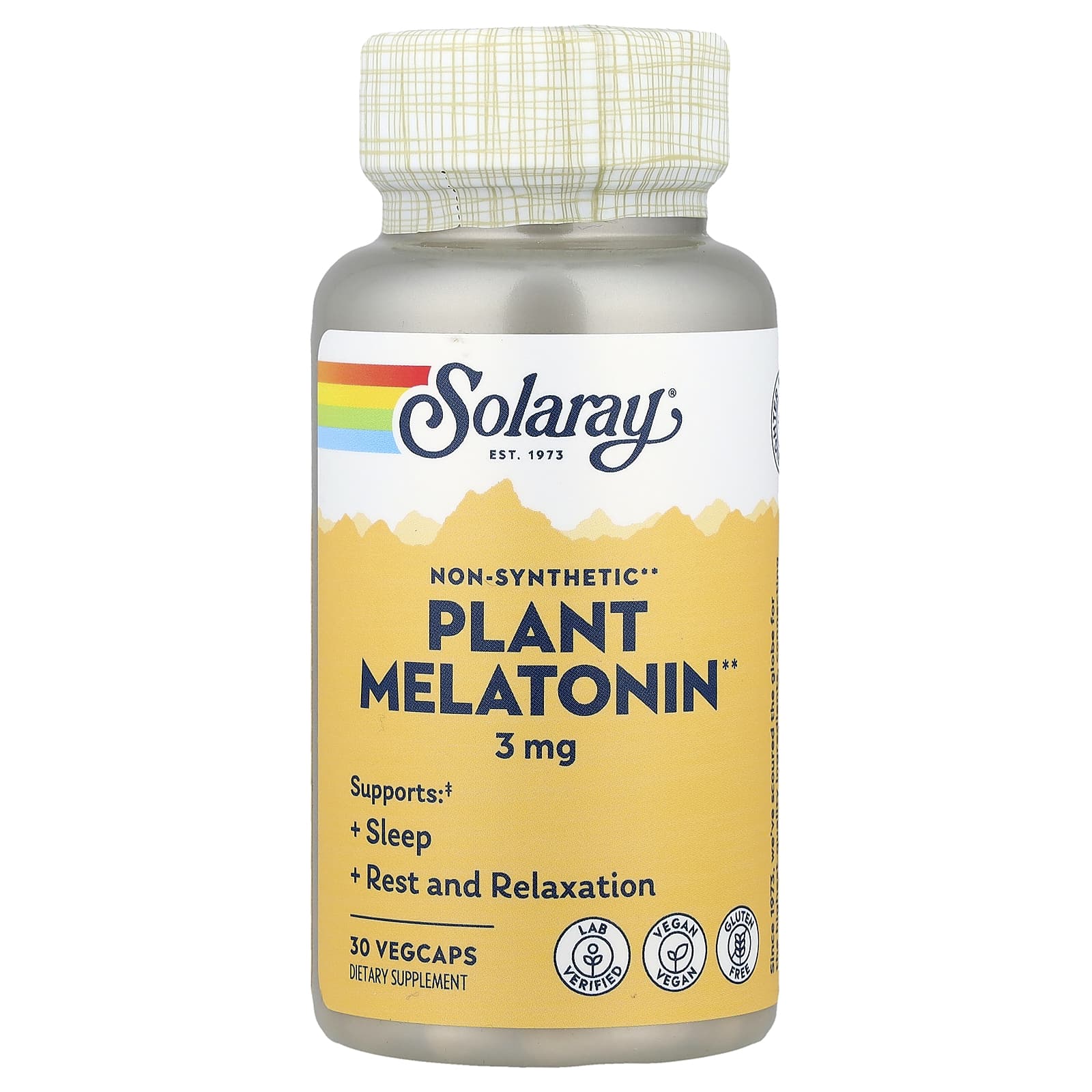 Solaray Plant Melatonin – 3 mg — Tunisie