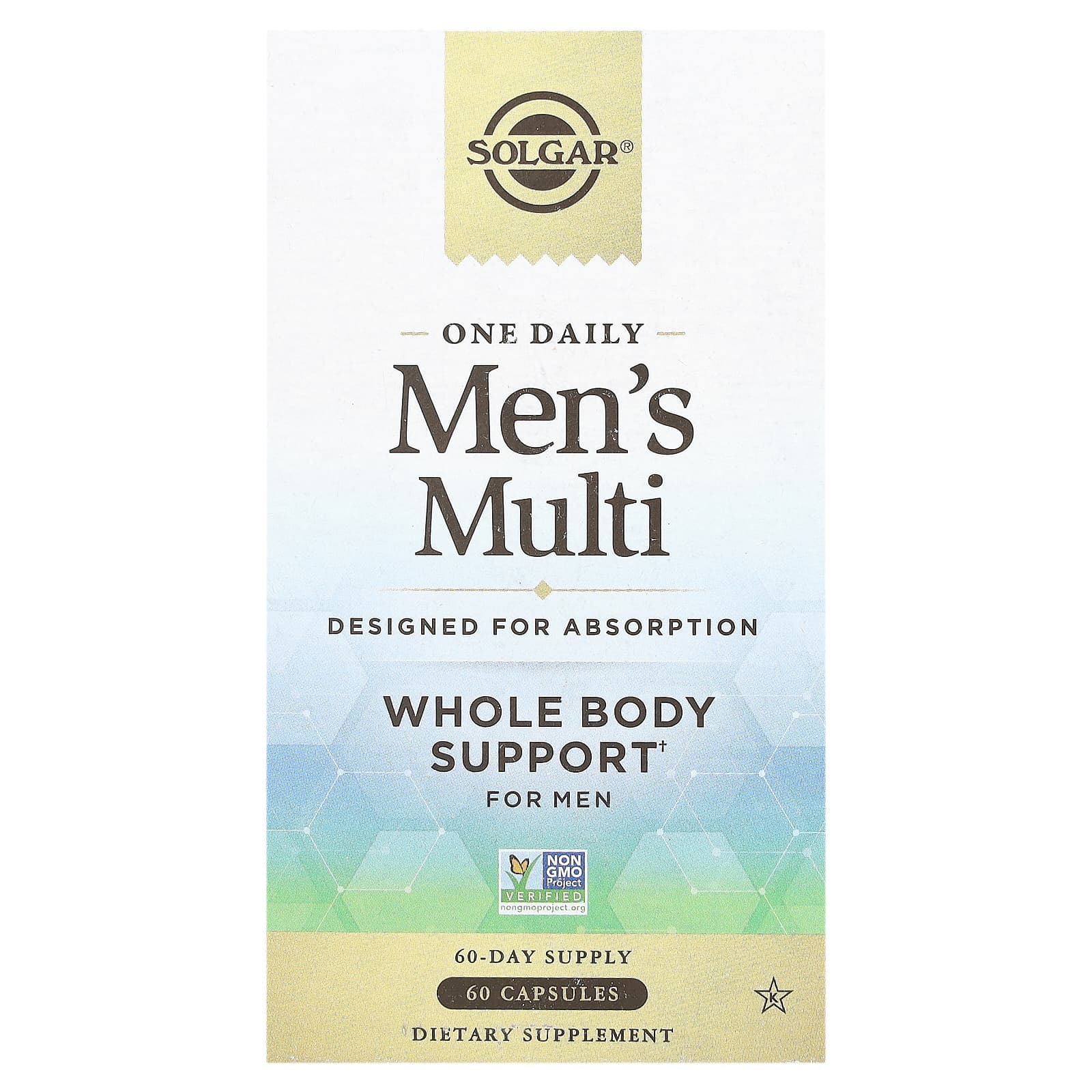 Solgar One Daily Men's Multi – 60 gélules — Tunisie