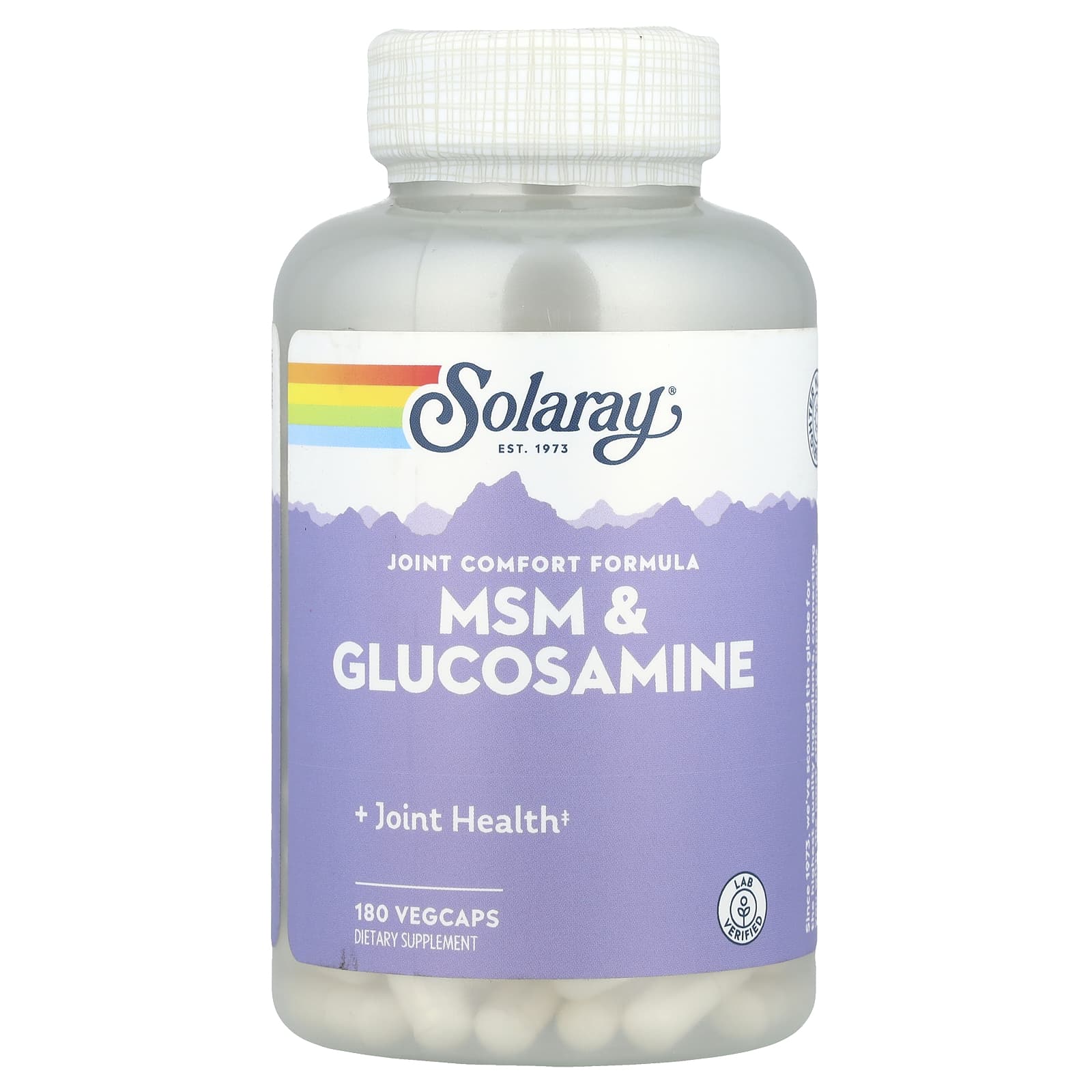 Solaray MSM & Glucosamine, 180 VegCaps — Tunisie