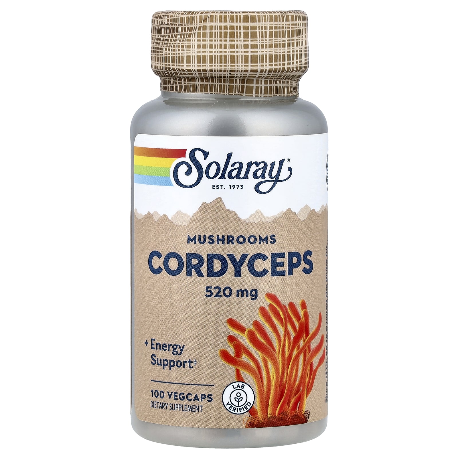 Solaray Cordyceps Mushrooms – 520 mg — Tunisie