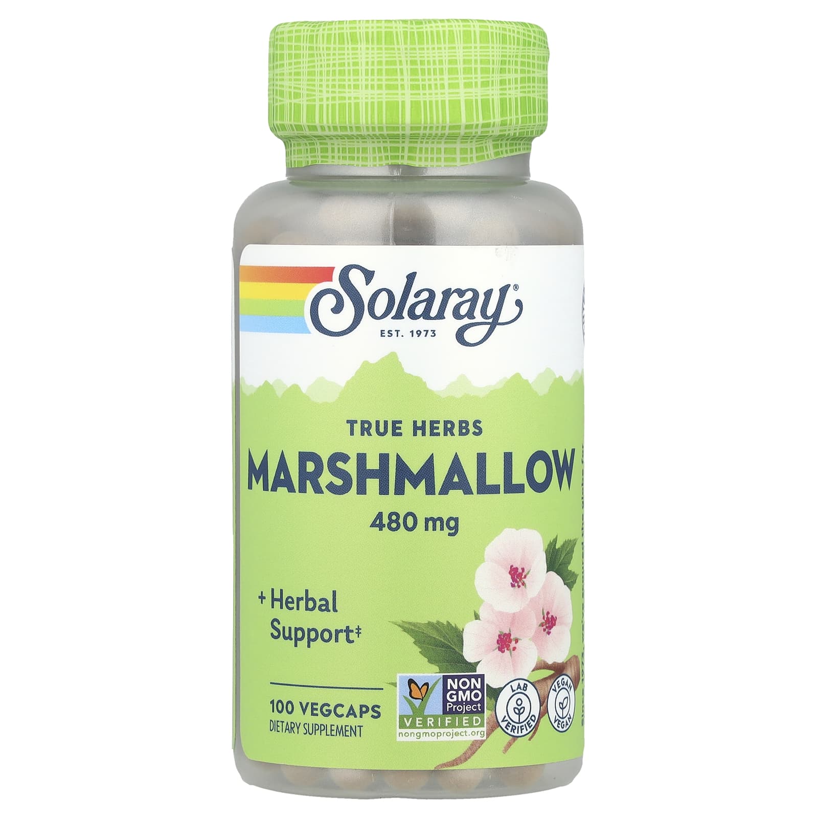 Solaray True Herbs – Marshmallow – 480 mg — Tunisie