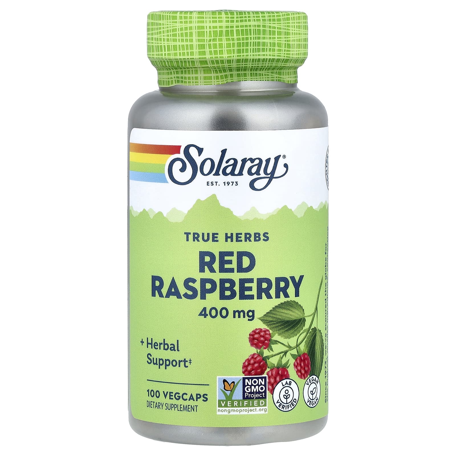 Solaray True Herbs – Red Raspberry – 400 mg — Tunisie