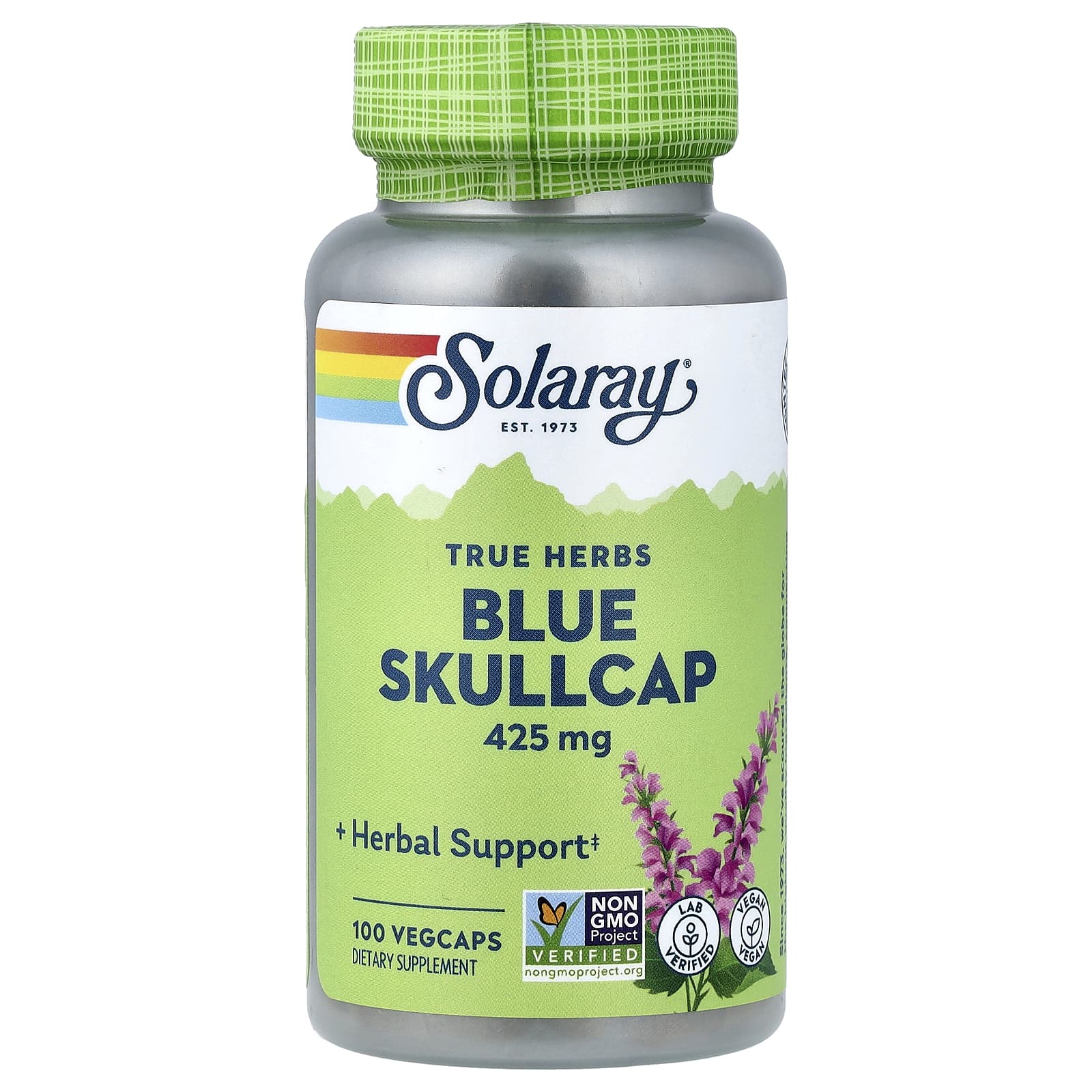 Solaray True Herbs, Blue Skullcap – 425 mg — Tunisie