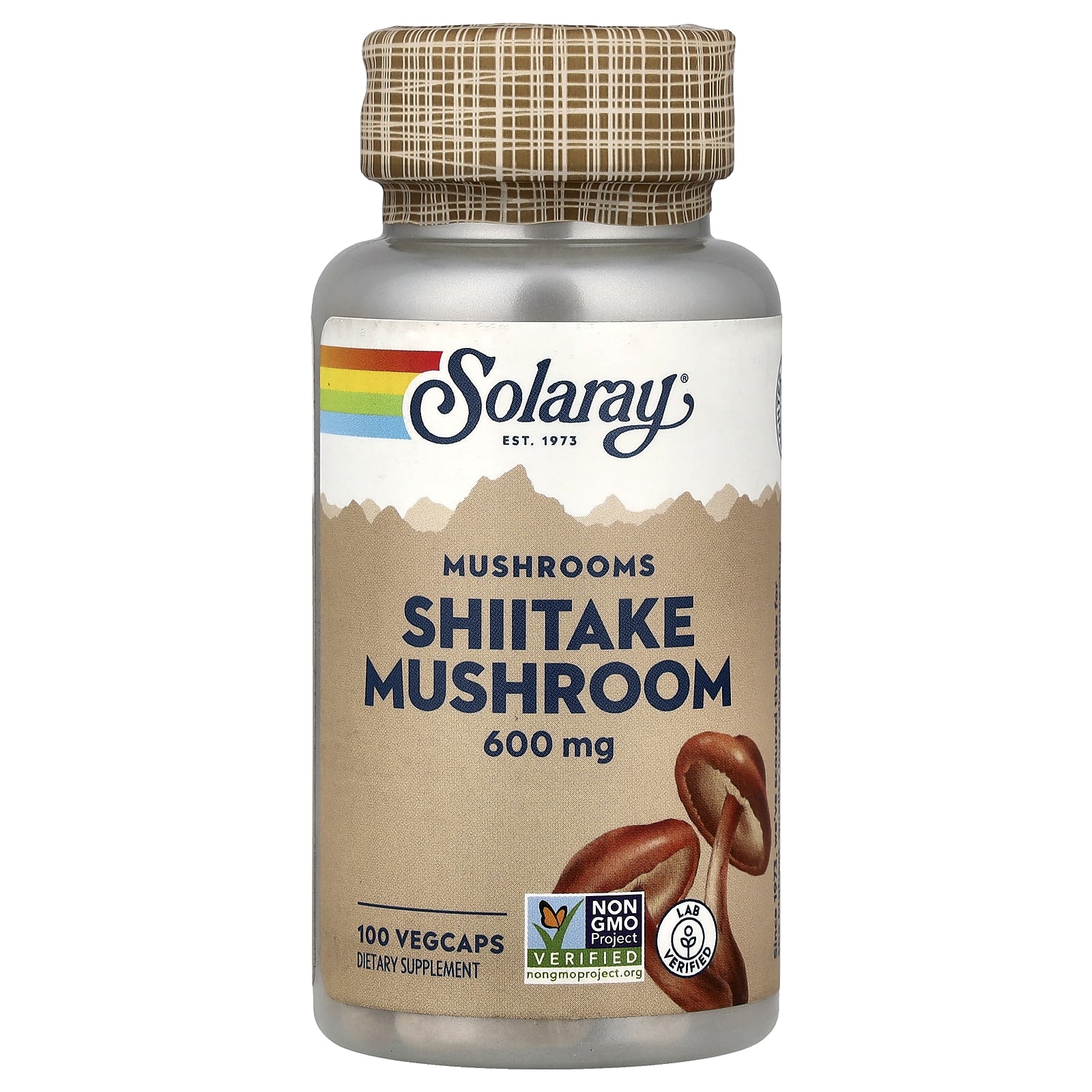 Solaray Mushrooms, Shiitake Mushroom – 600 mg — Tunisie