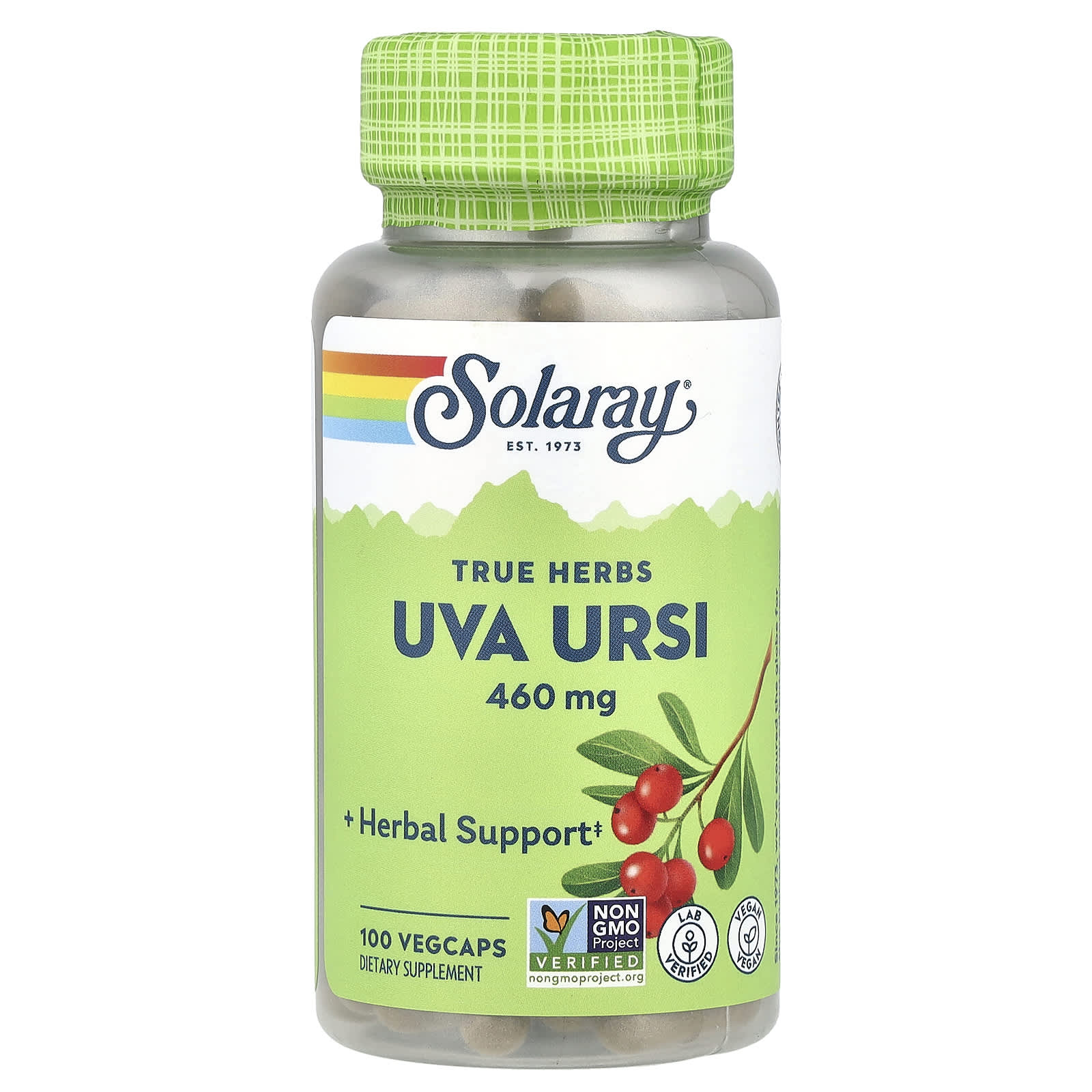 Solaray True Herbs, Uva Ursi – 460 mg — Tunisie