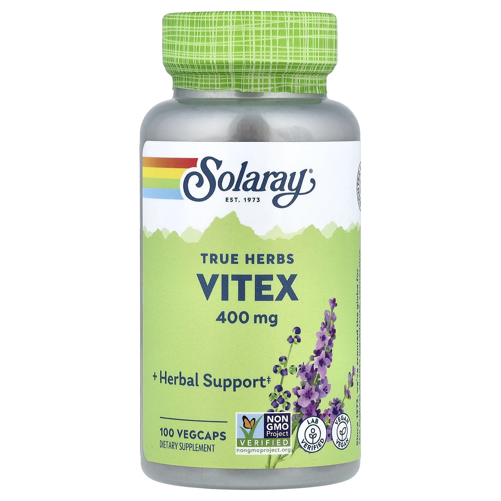 Solaray True Herbs, Vitex – 400 mg — Tunisie