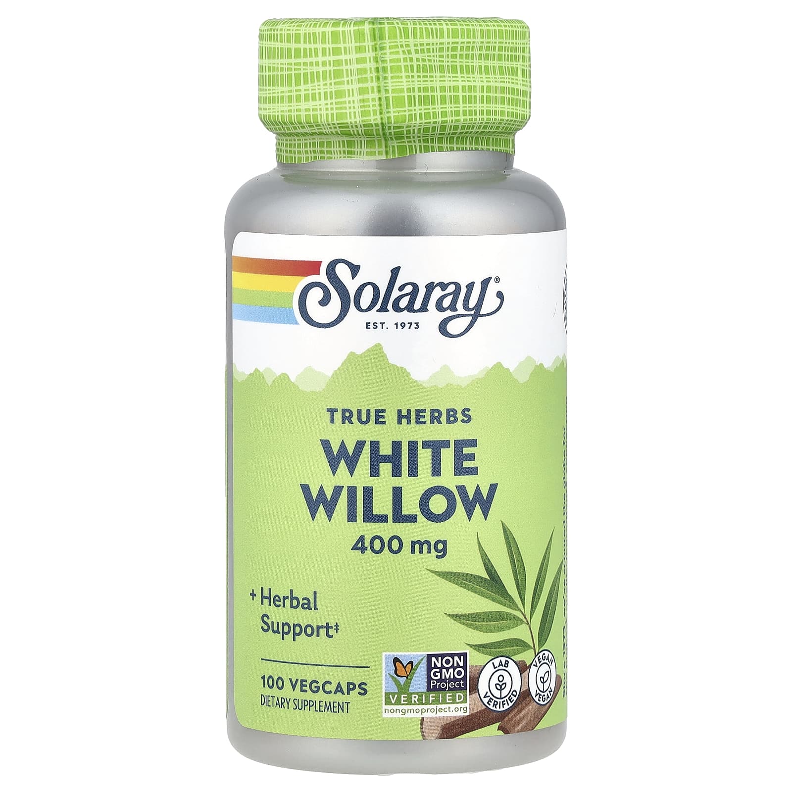 Solaray True Herbs, White Willow – 400 mg — Tunisie