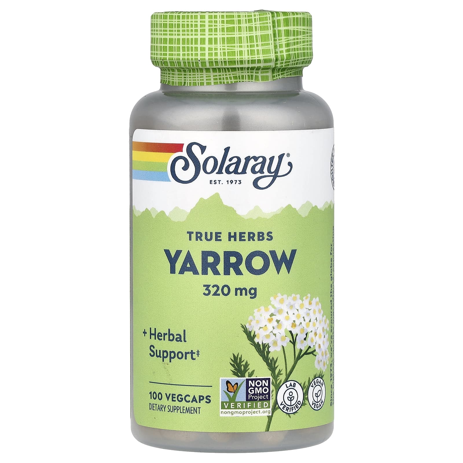 Solaray True Herbs, Yarrow – 320 mg — Tunisie
