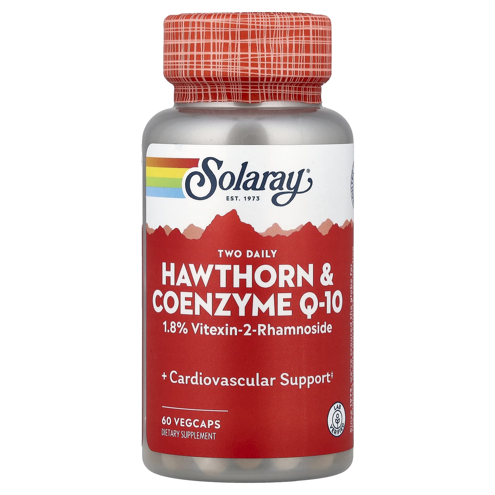 Solaray Two Daily, Hawthorn & Coenzyme Q-10, 60 VegCaps — Tunisie
