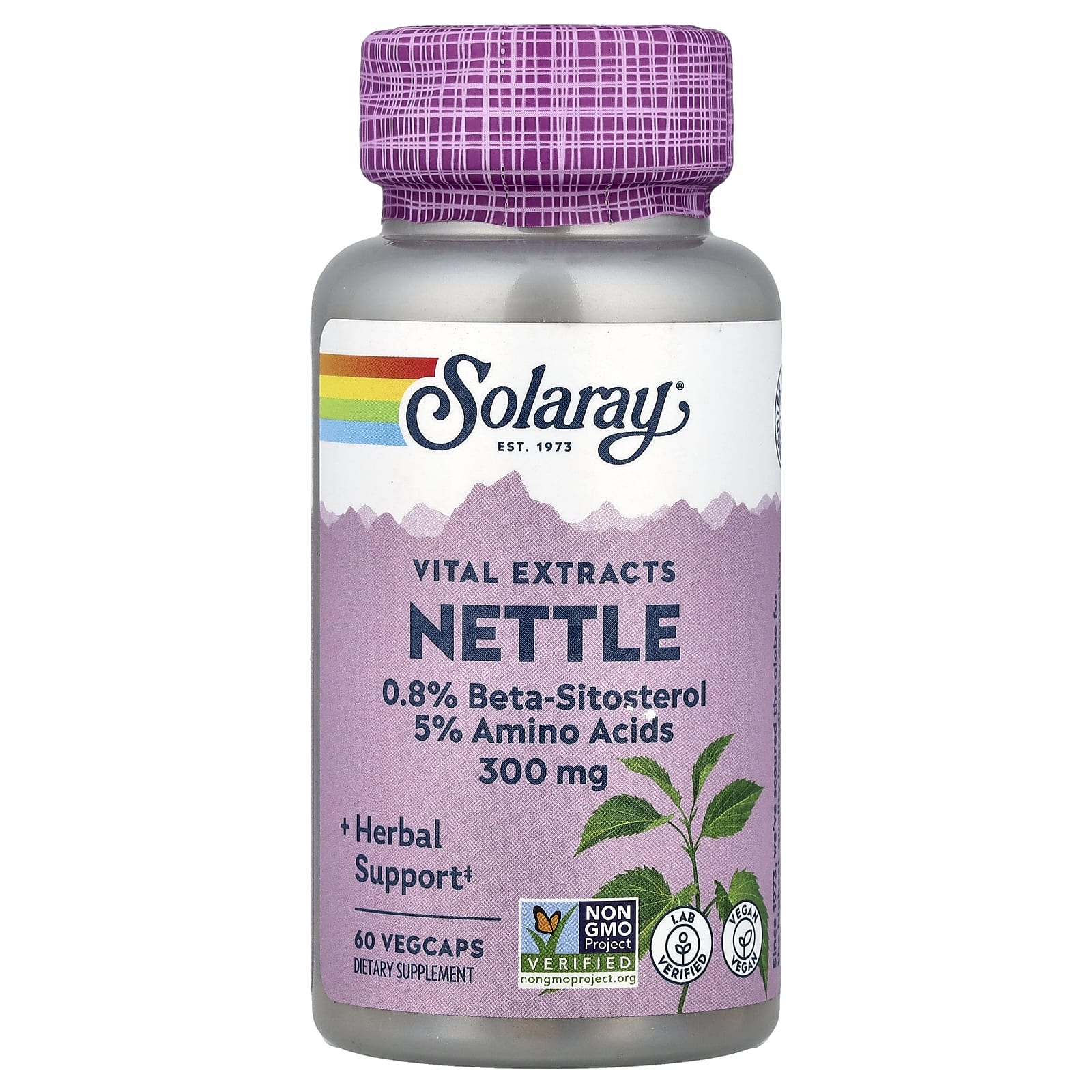 Solaray Vital Extracts, Nettle – 300 mg — Tunisie