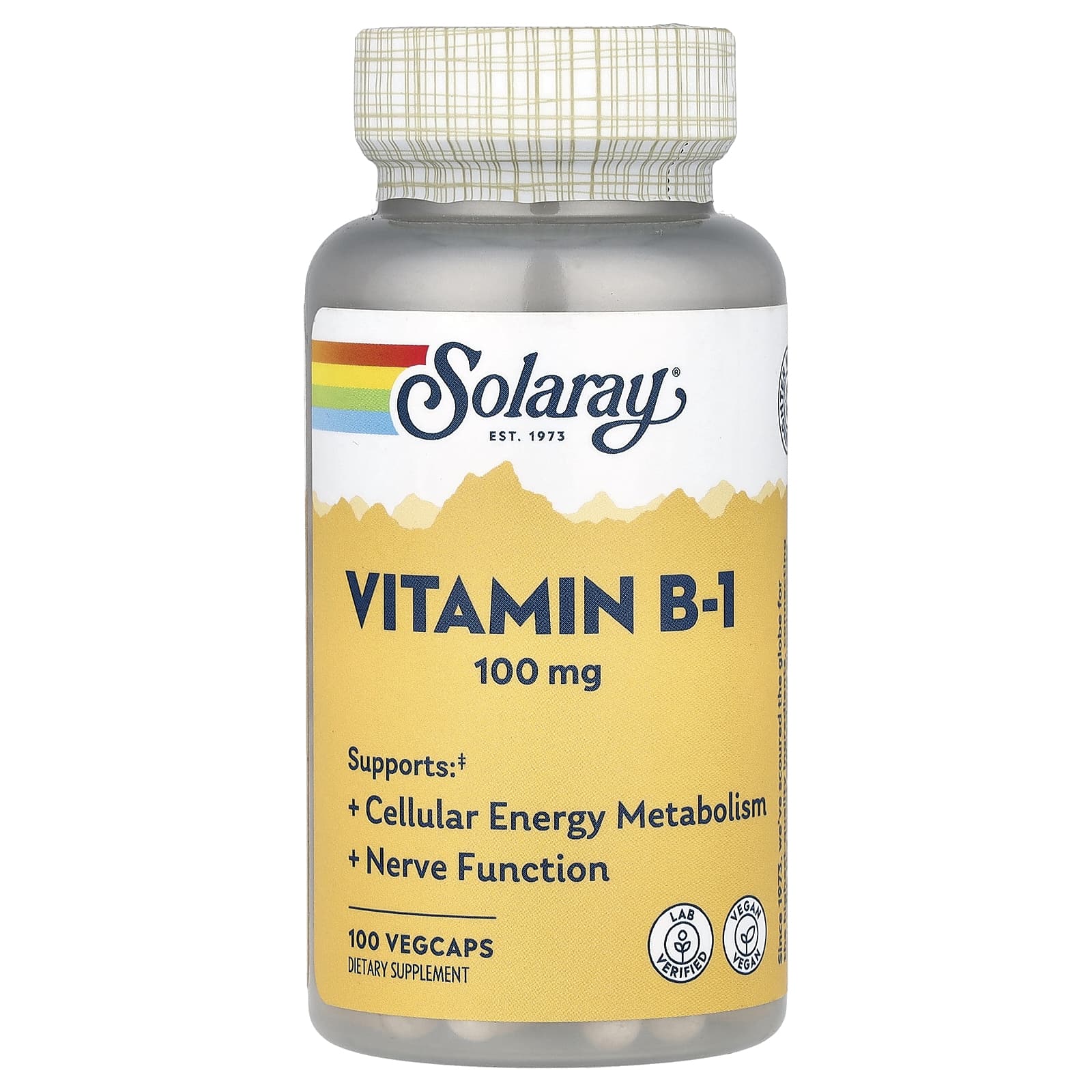 Solaray Vitamin B-1 – 100 mg — Tunisie