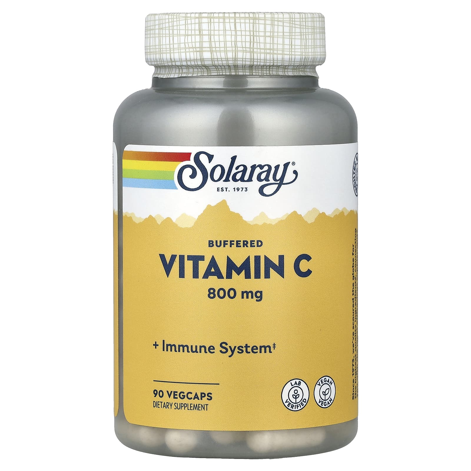 Solaray Buffered Vitamin C – 800 mg — Tunisie