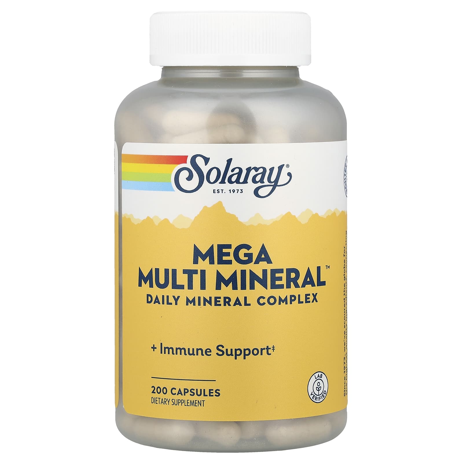 Solaray Mega Multi Mineral – 200 gélules — Tunisie