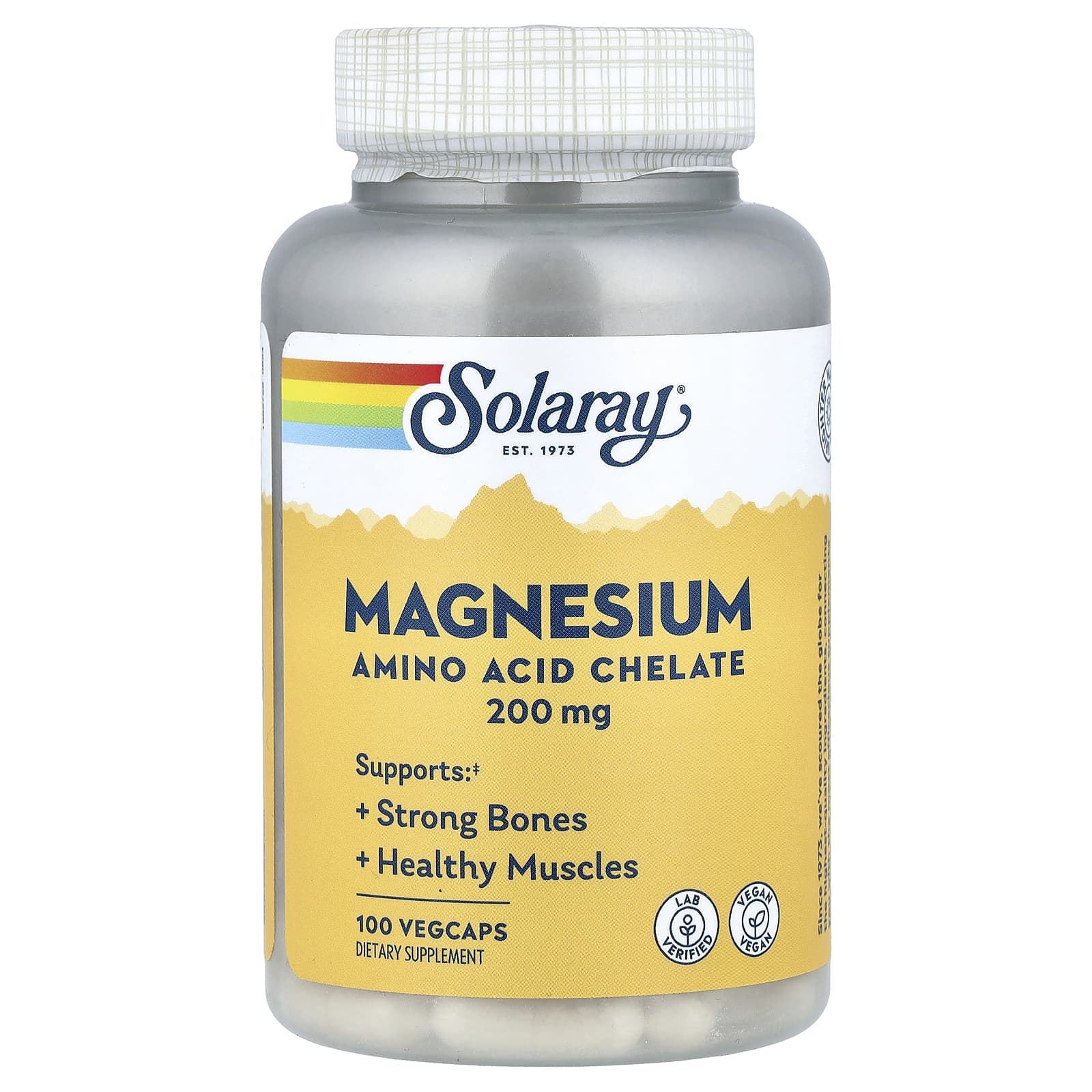 Solaray Magnesium – 200 mg — Tunisie
