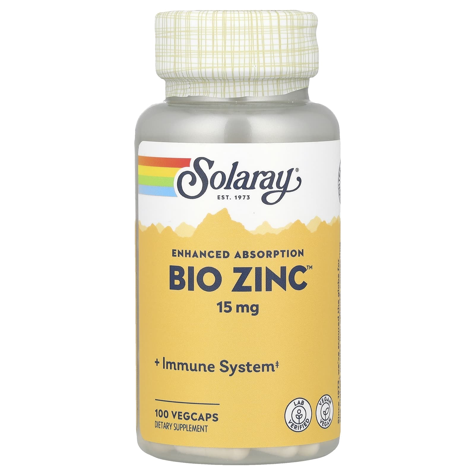 Solaray Bio Zinc – 15 mg — Tunisie
