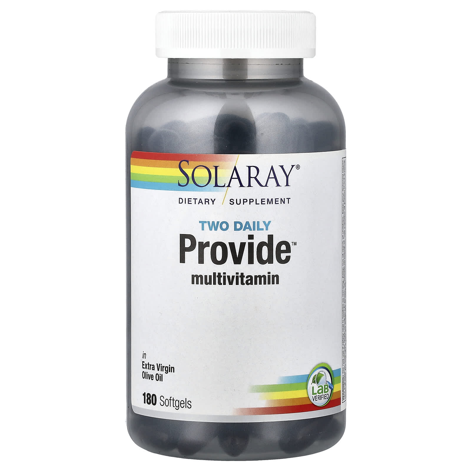 Solaray Two Daily Provide Multivitamin – 180 capsules molles — Tunisie