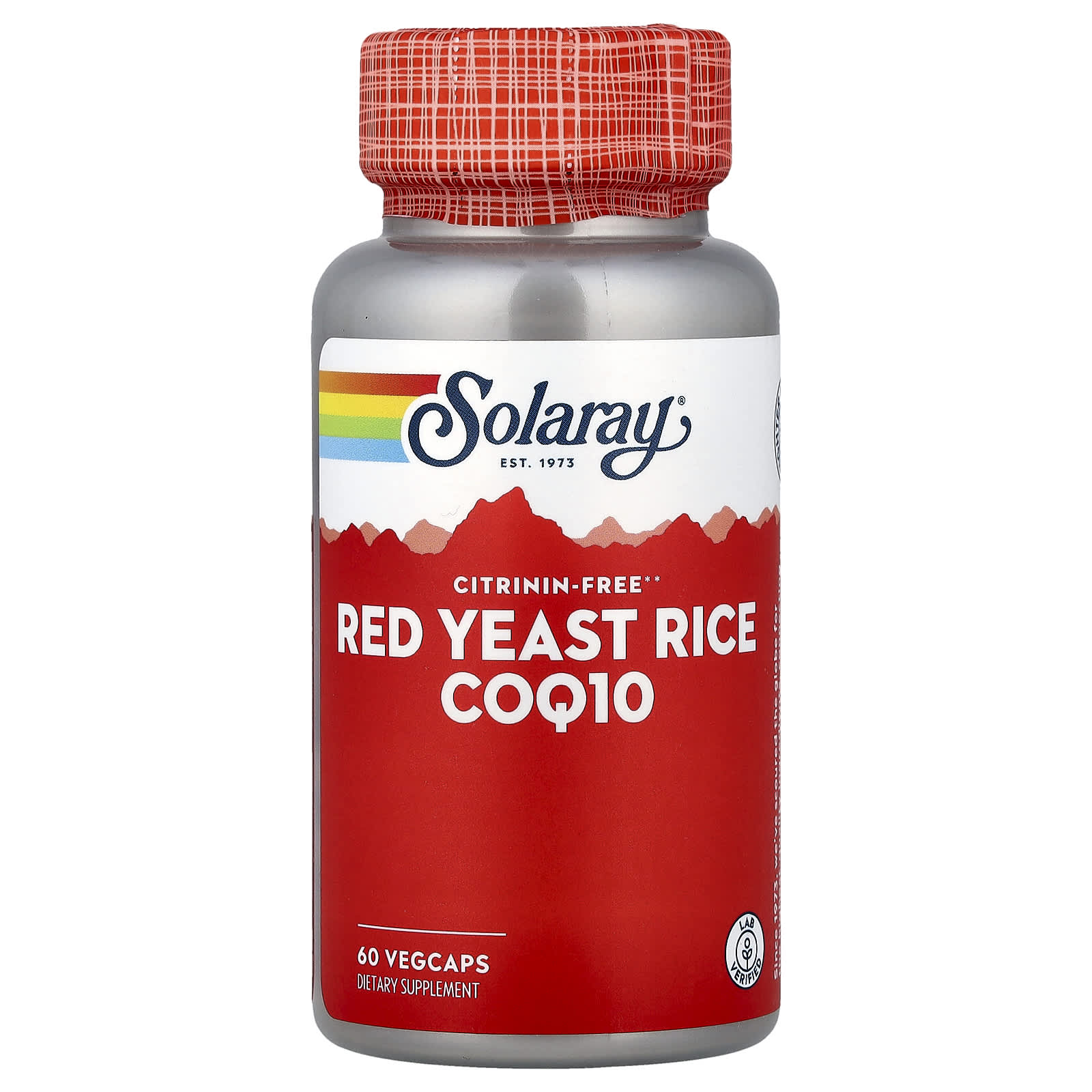 Solaray Red Yeast Rice CoQ-10, 60 VegCaps — Tunisie