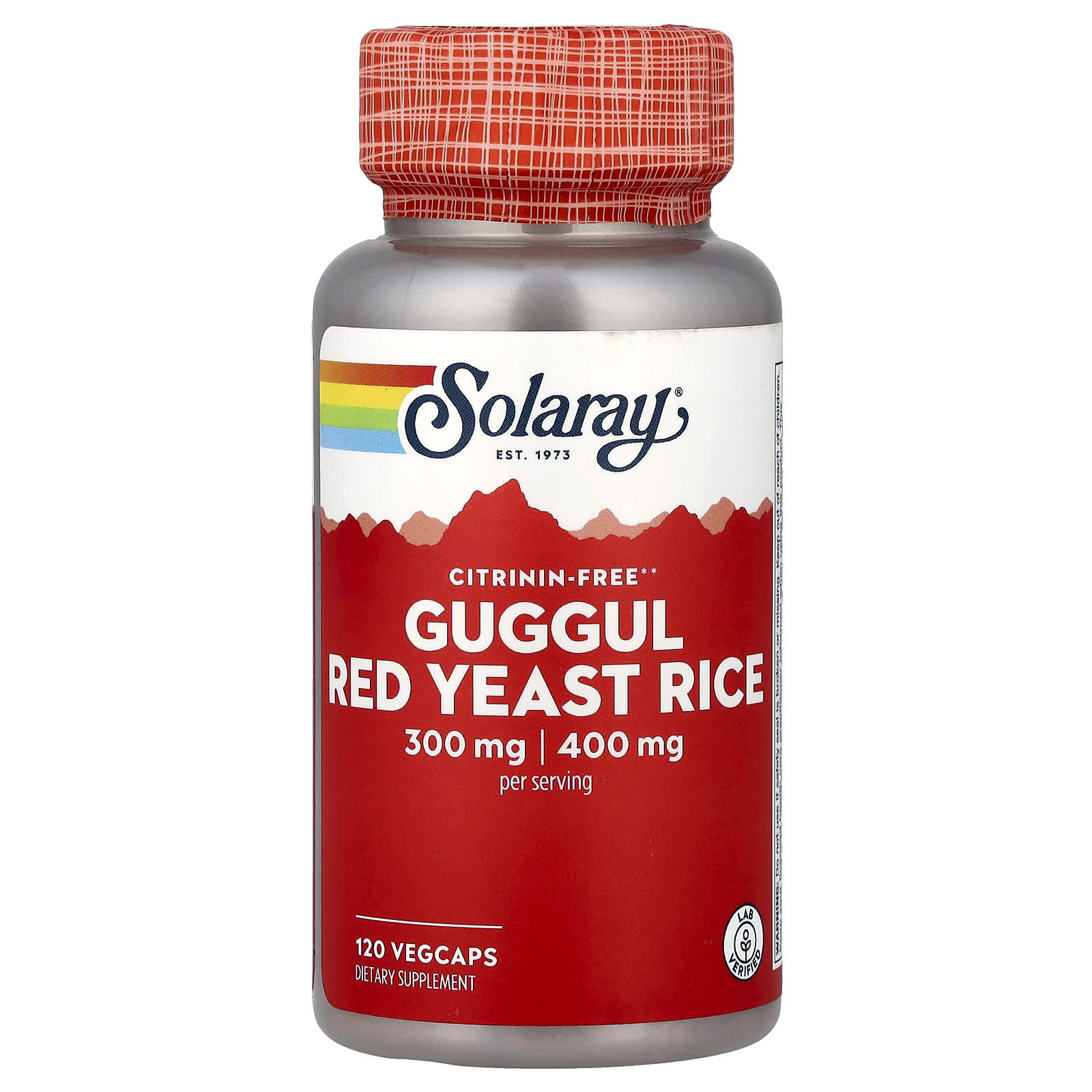 Solaray Guggul, Red Yeast Rice, 120 VegCaps — Tunisie