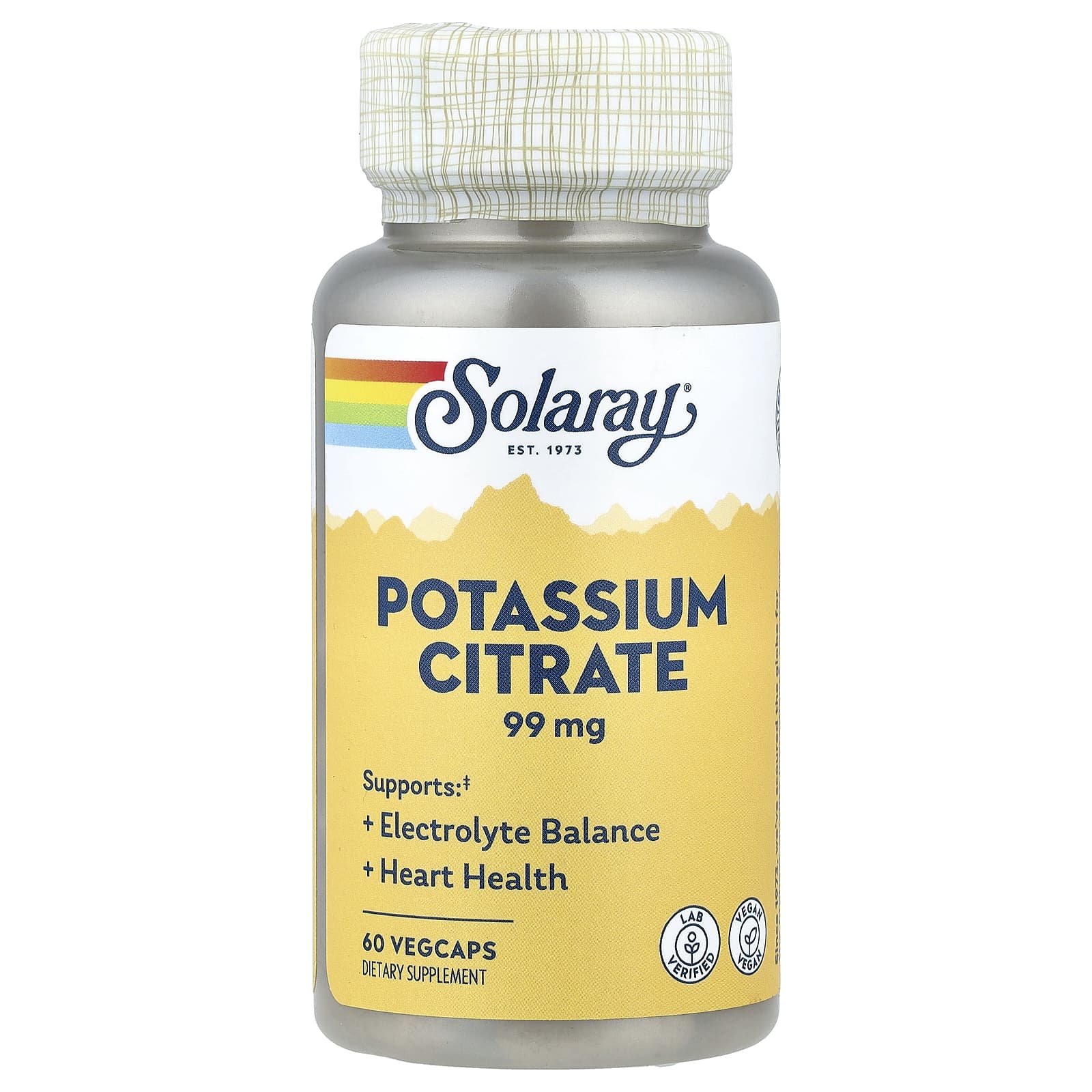Solaray Potassium Citrate – 99 mg — Tunisie