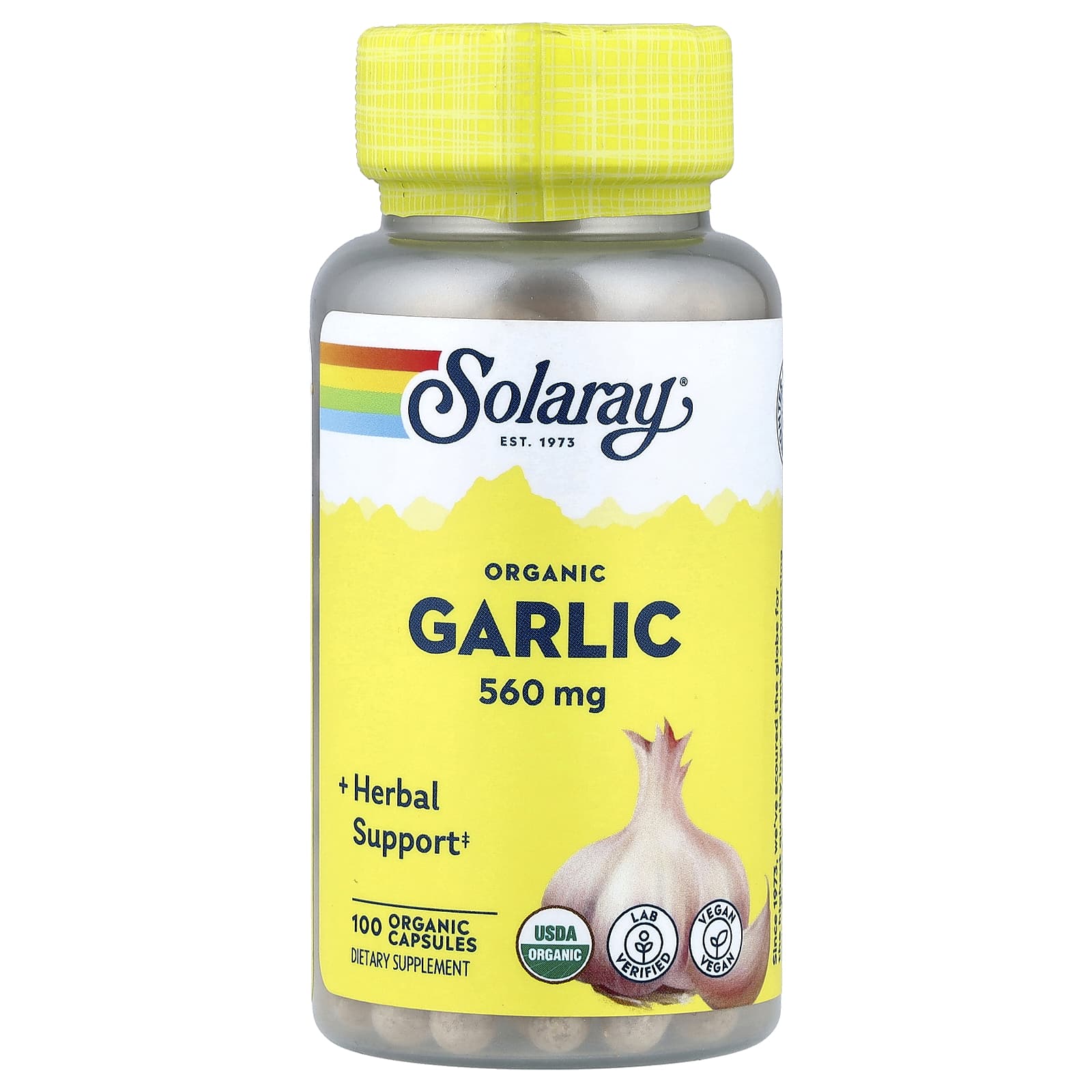Solaray Organic Garlic – 560 mg — Tunisie