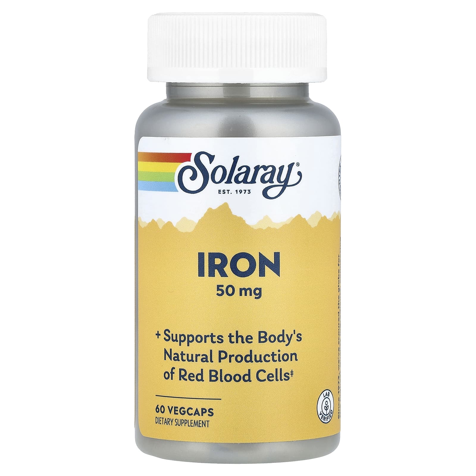 Solaray Iron – 50 mg — Tunisie