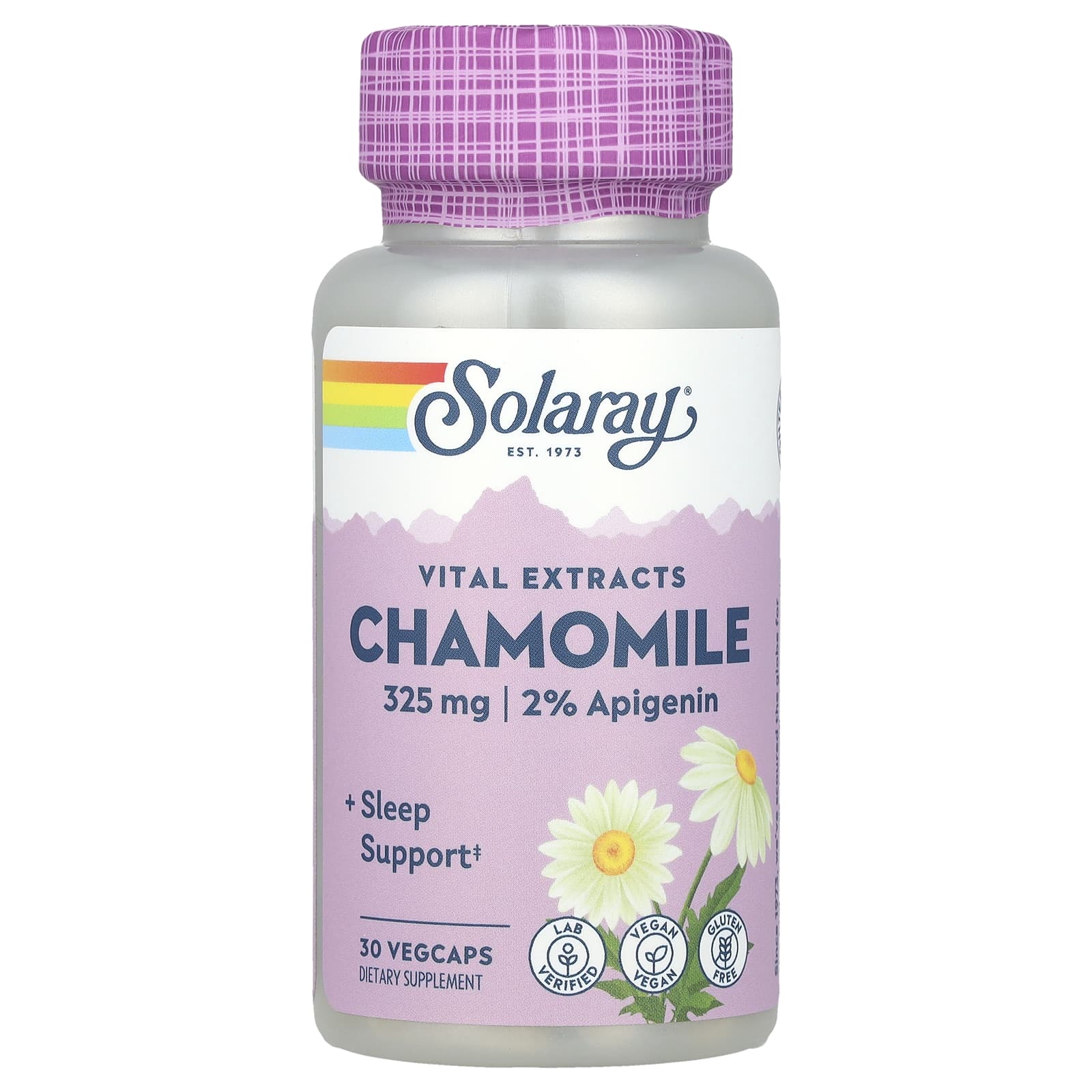 Solaray Vital Extracts, Chamomile – 325 mg — Tunisie