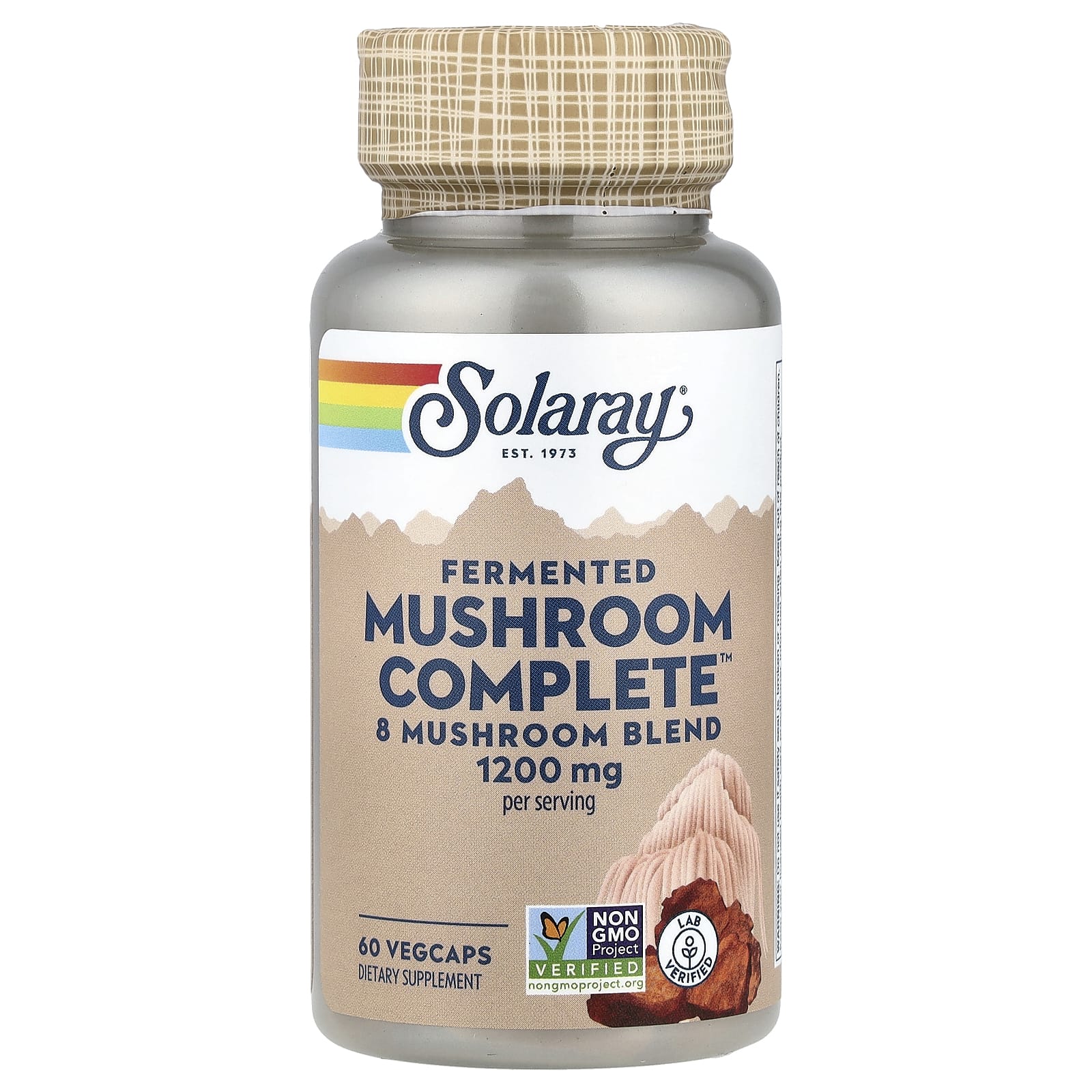 Solaray Fermented Mushroom Complete, 60 VegCaps — Tunisie