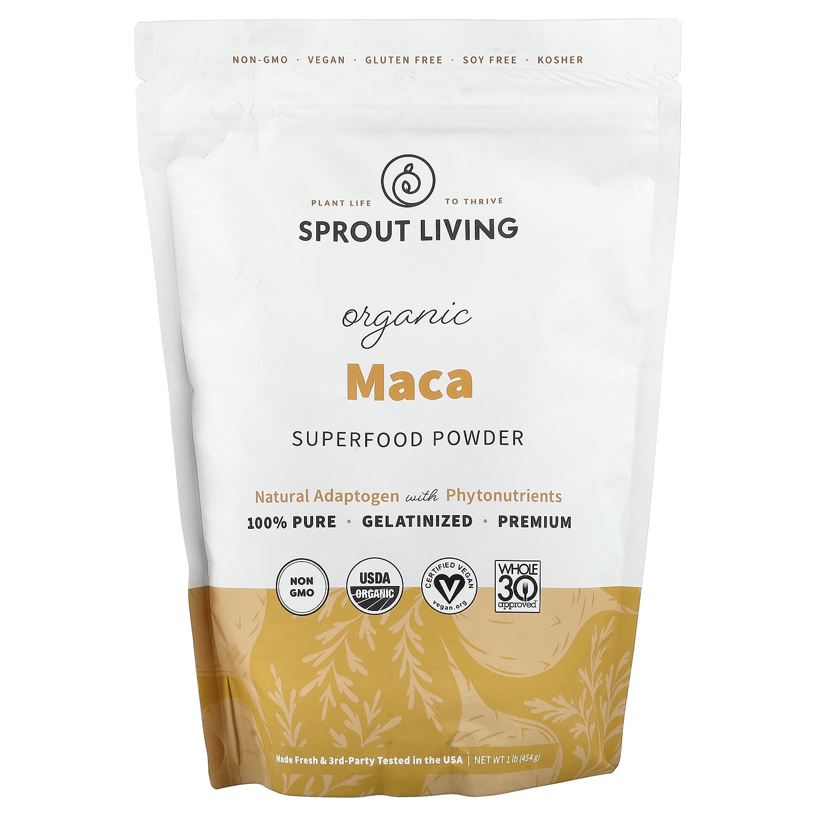 Sprout Living Organic Maca, Superfood Powder – 454 g — Tunisie