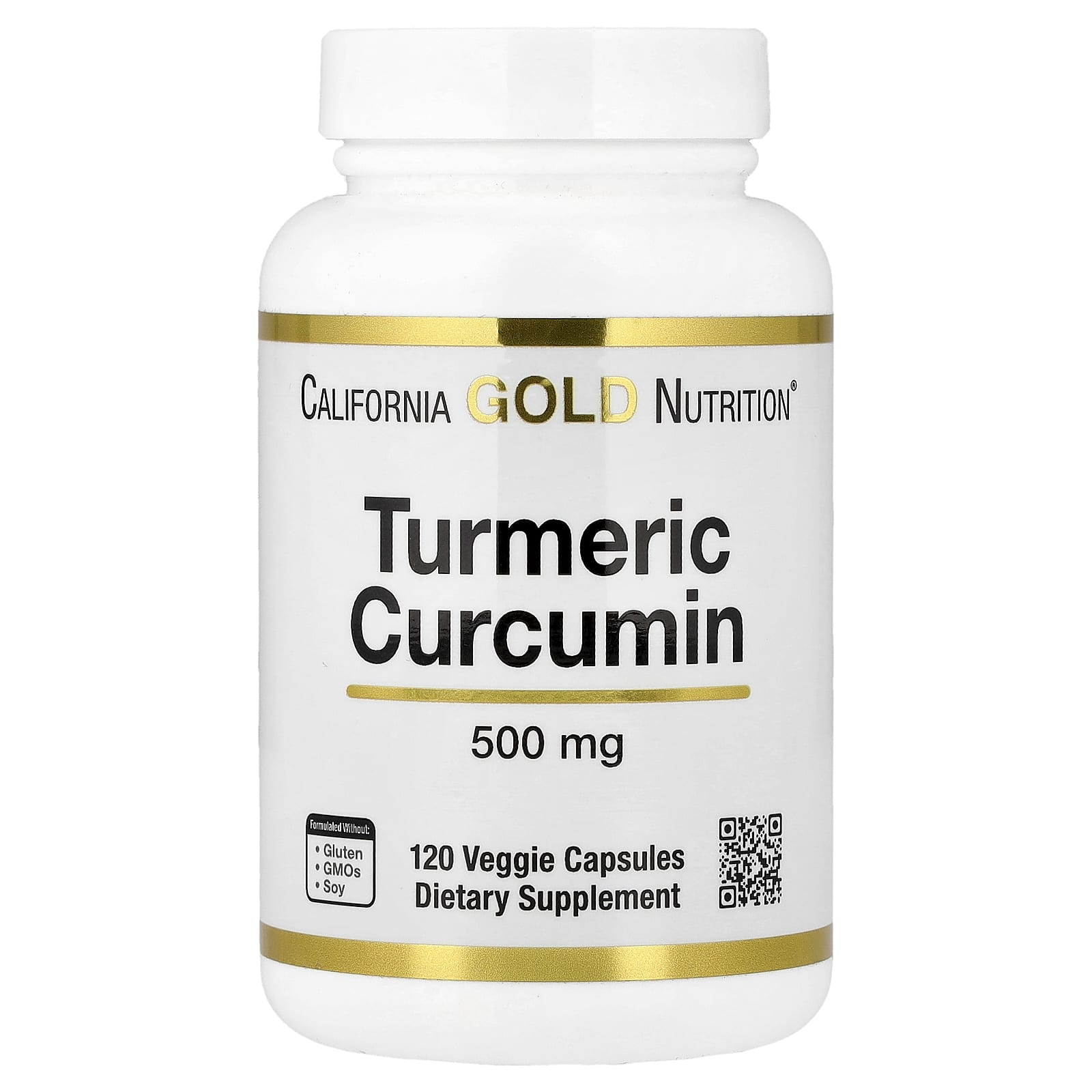 California Gold Nutrition Turmeric Curcumin – 120 gélules végétales — Tunisie