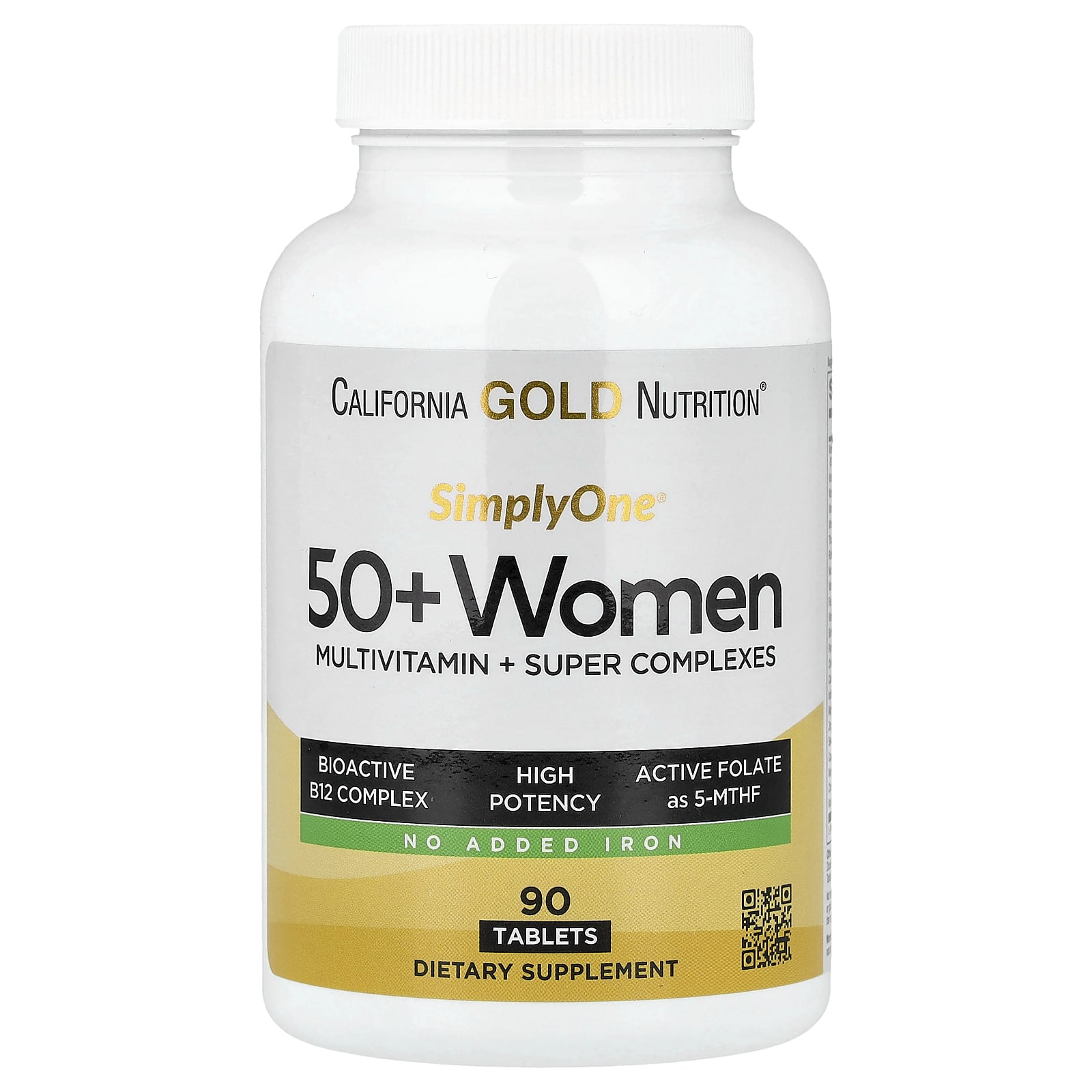 California Gold Nutrition SimplyOne, Vitamin C, Minerals, and Botanicals, Iron Free – 90 comprimés — Tunisie