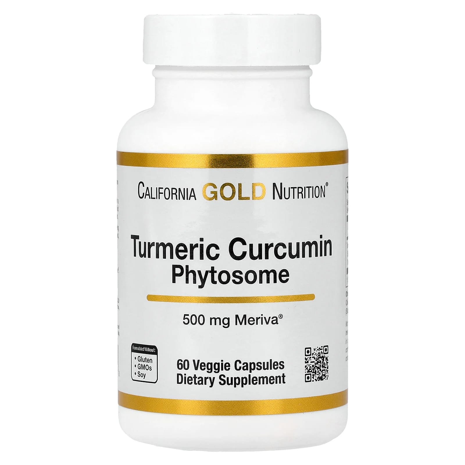 California Gold Nutrition Turmeric Curcumin Phytosome Meriva – 60 gélules végétales — Tunisie