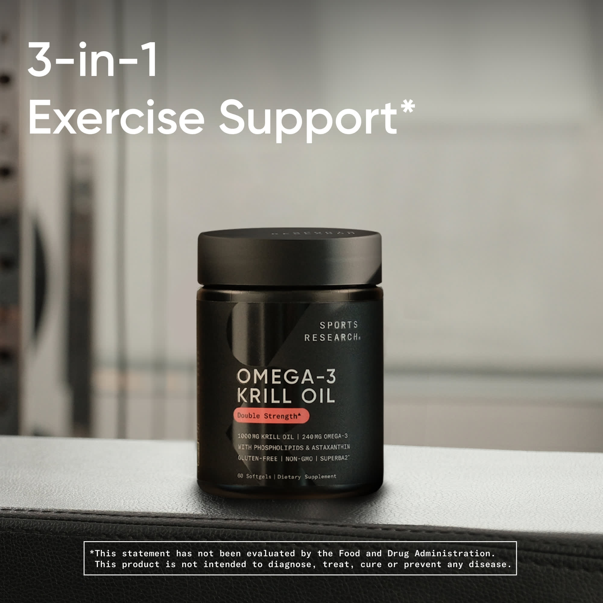 Sports Research Omega-3 Krill Oil – 30 capsules molles — étiquette 6