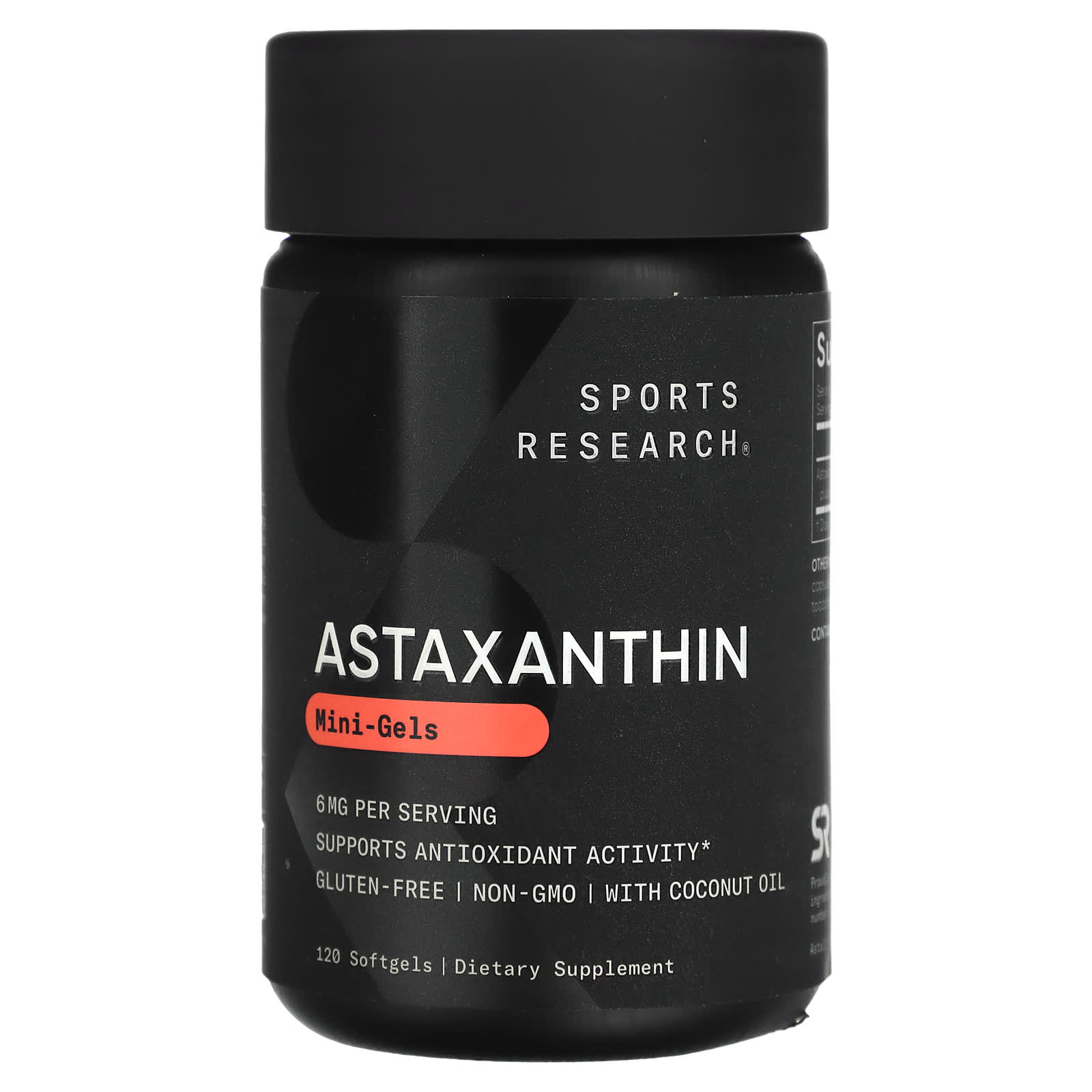 Sports Research Astaxanthin, Mini-Gels – 120 capsules molles — Tunisie