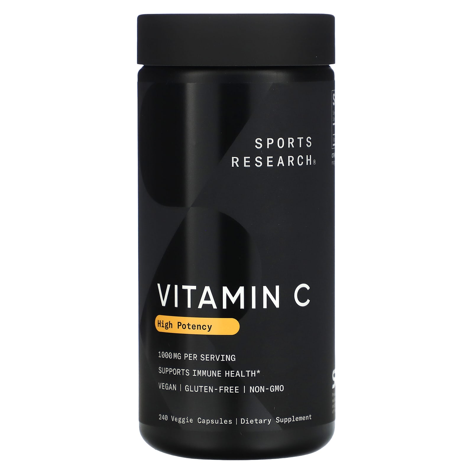 Sports Research High Potency Vitamin C – 240 gélules végétales — Tunisie
