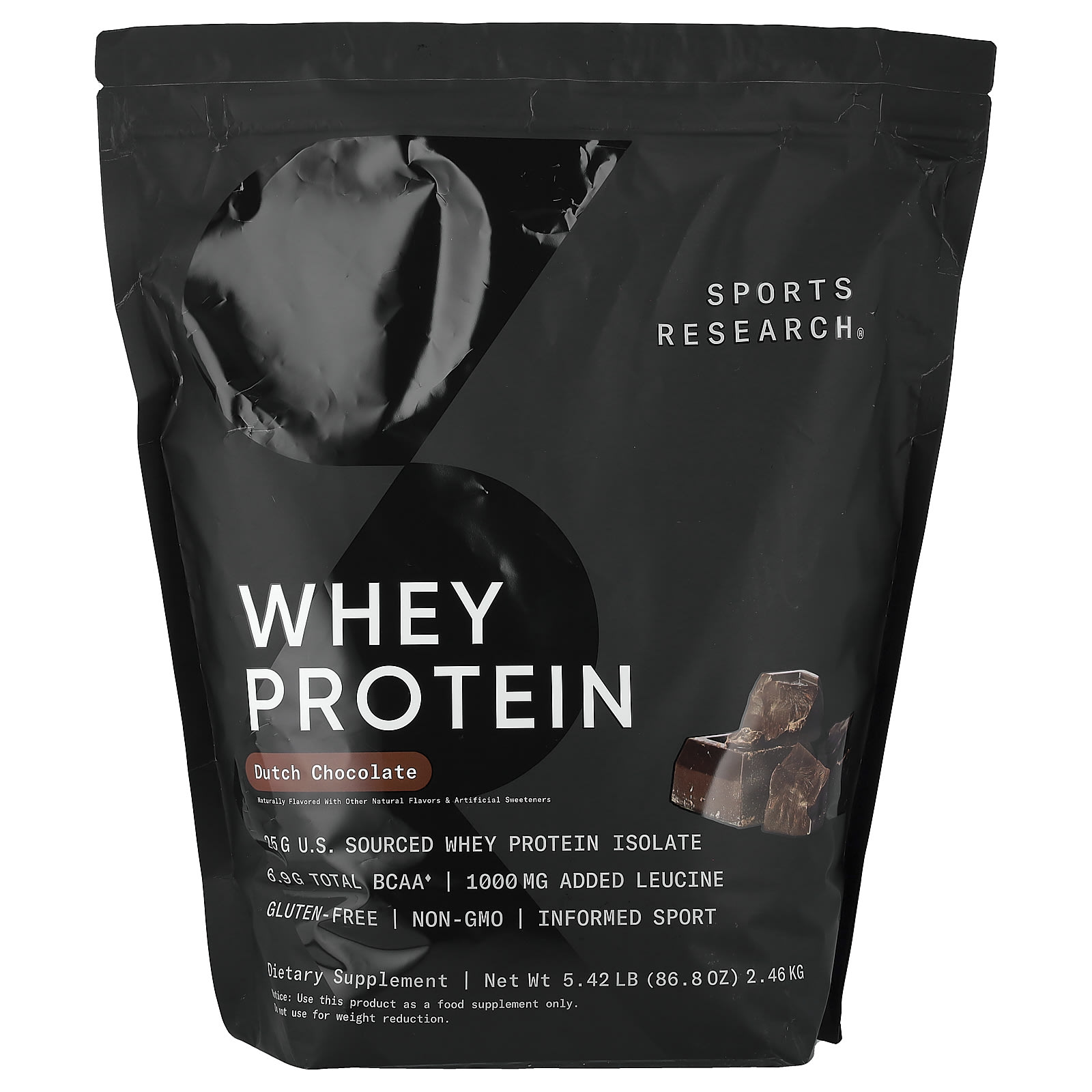 Sports Research Whey Protein – Dutch Chocolate – 2,46 kg — Tunisie