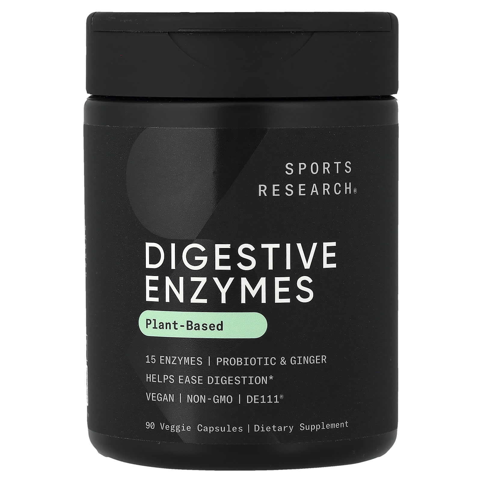 Sports Research Digestive Enzymes, Plant-Based – 90 gélules végétales — Tunisie