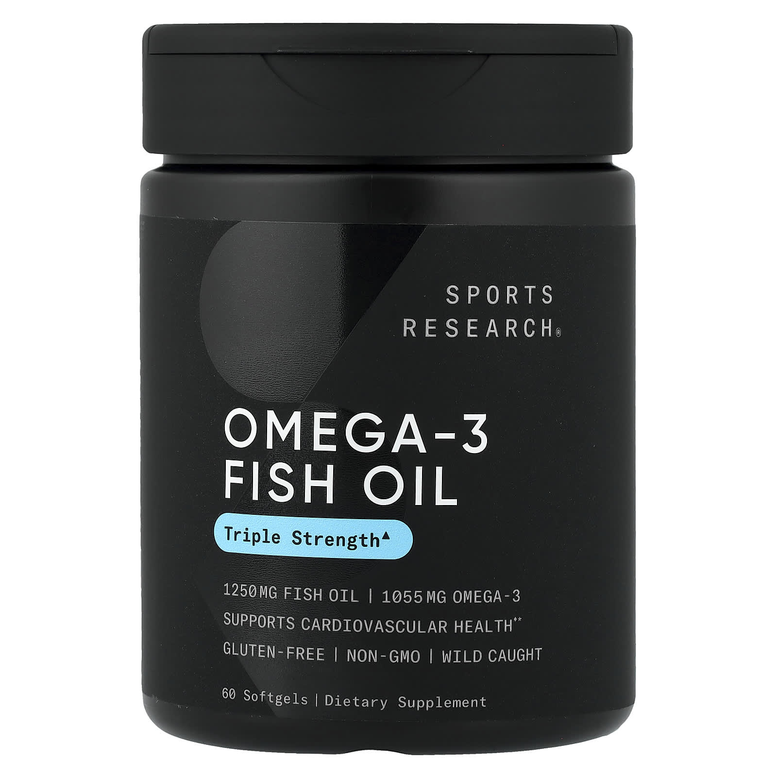Sports Research Omega-3 Fish Oil – 60 capsules molles — Tunisie