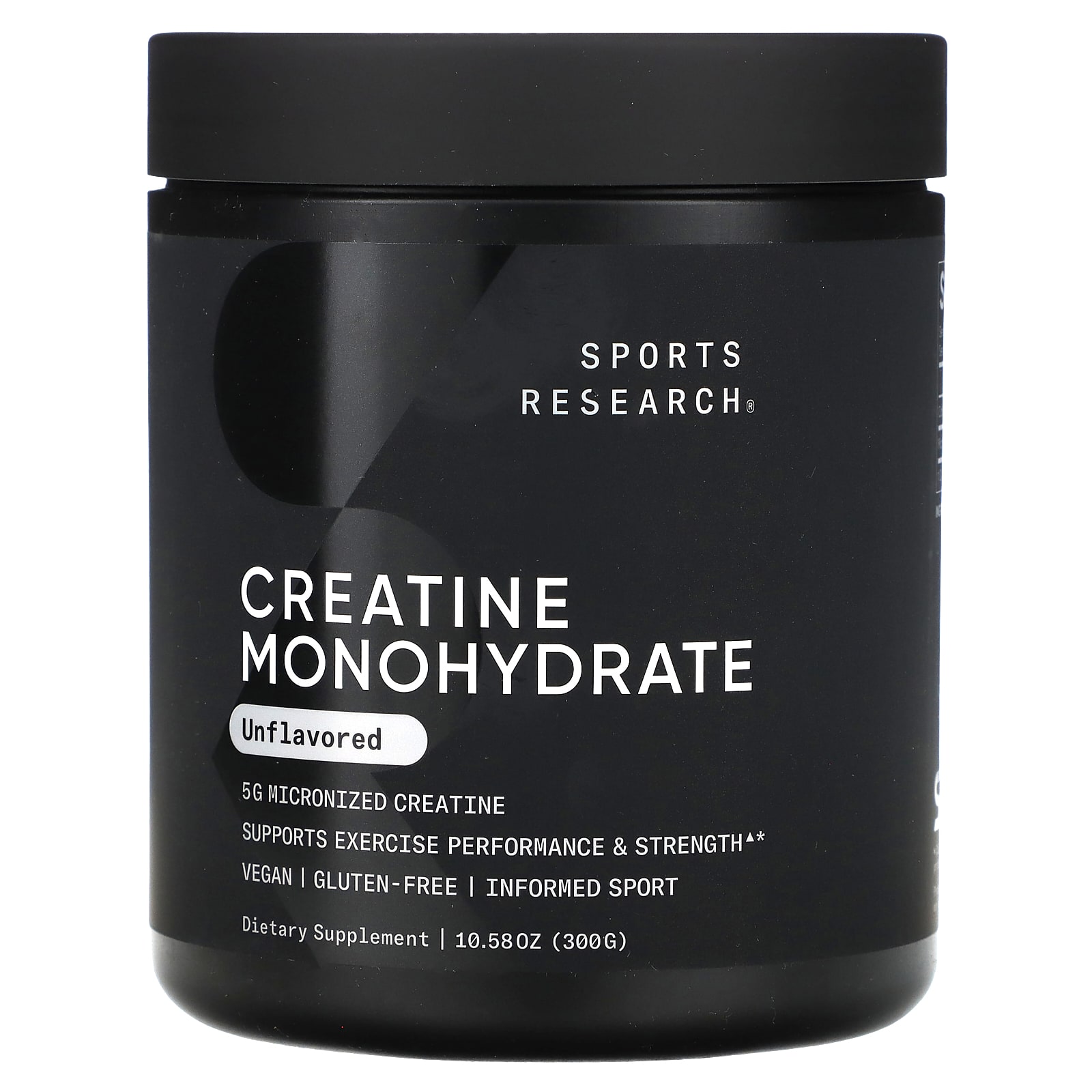 Sports Research Creatine Monohydrate – Sans arôme – 300 g — Tunisie