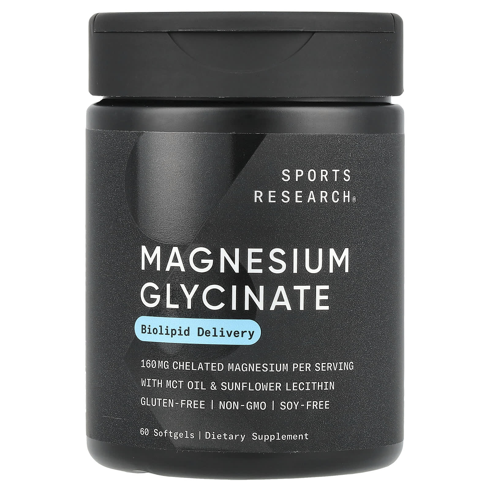 Sports Research Magnesium Glycinate – 60 capsules molles — Tunisie