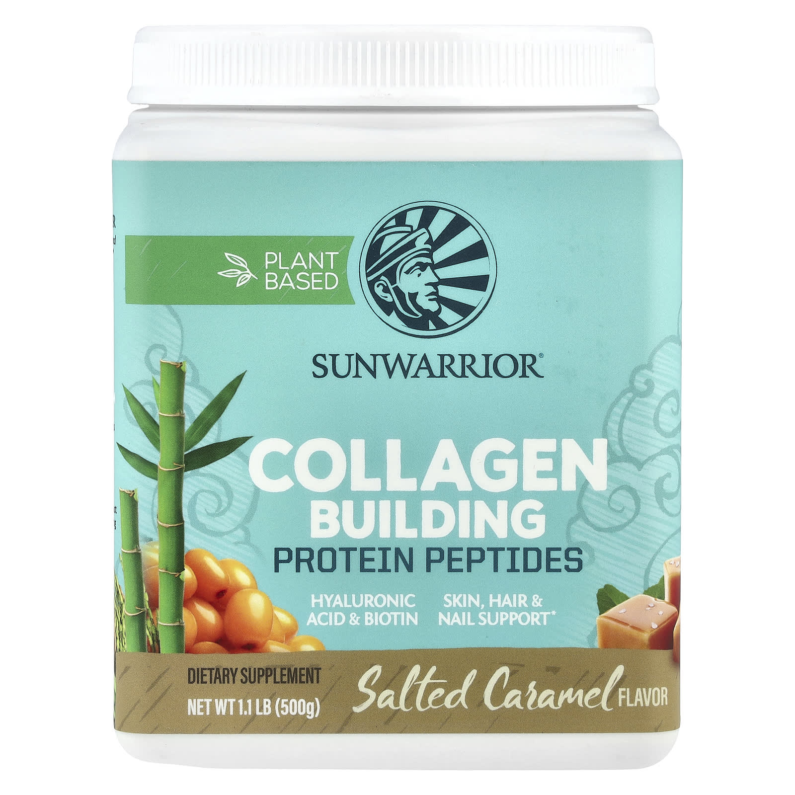 Sunwarrior Collagen Building Protein Peptides – Salted Caramel – 500 g — Tunisie