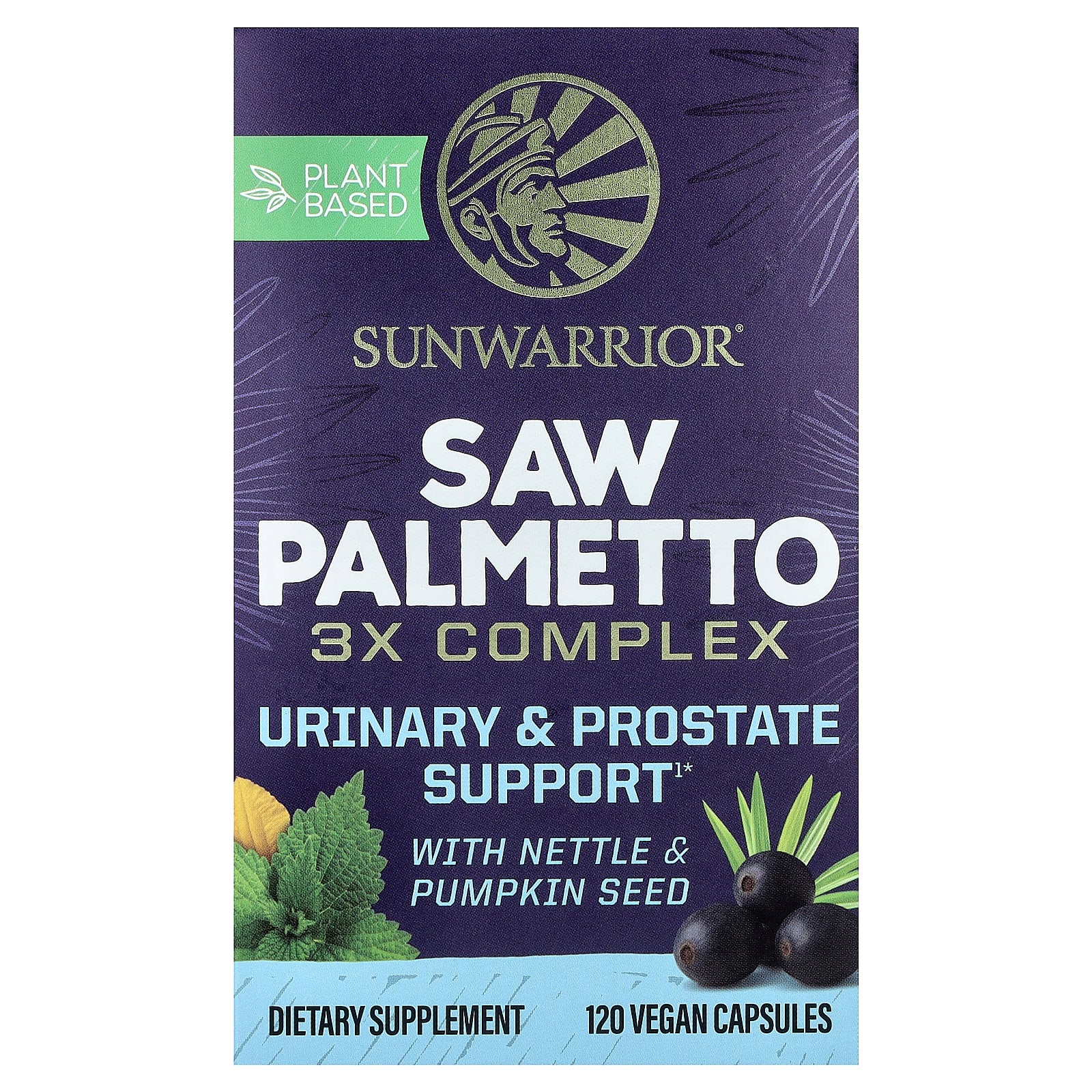 Sunwarrior Saw Palmetto – 120 gélules véganes — Tunisie