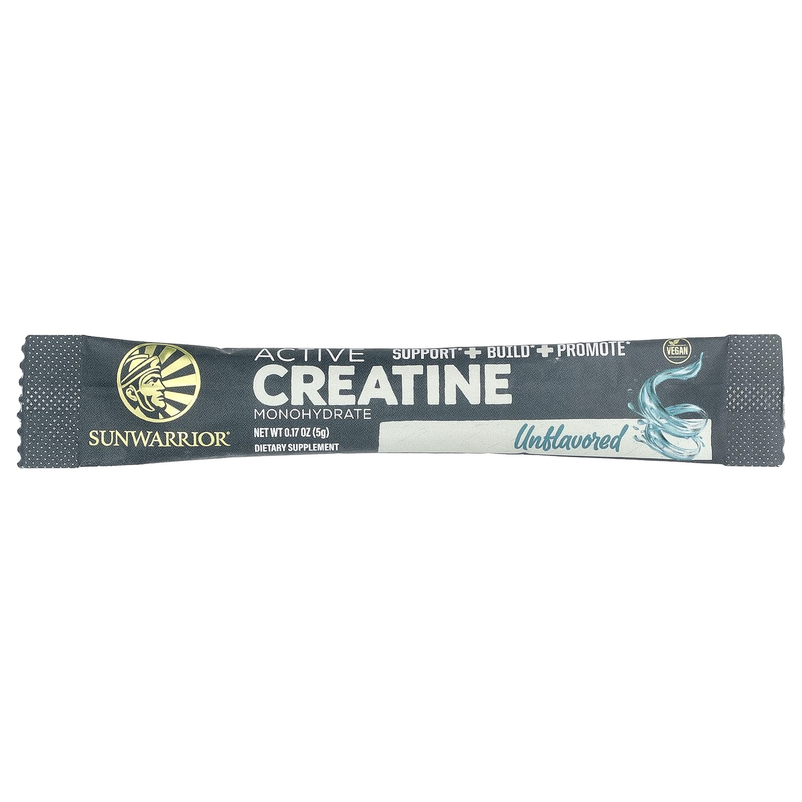 Sunwarrior Active Creatine Monohydrate – Sans arôme – 5 g — étiquette 1