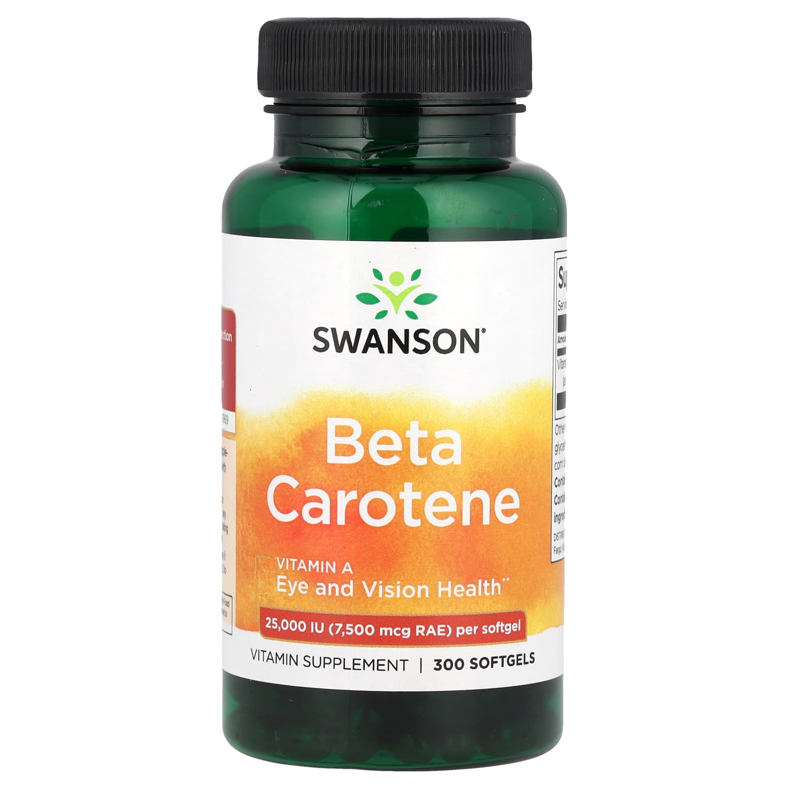 Swanson Vitamins Beta Carotene – 300 capsules molles — Tunisie